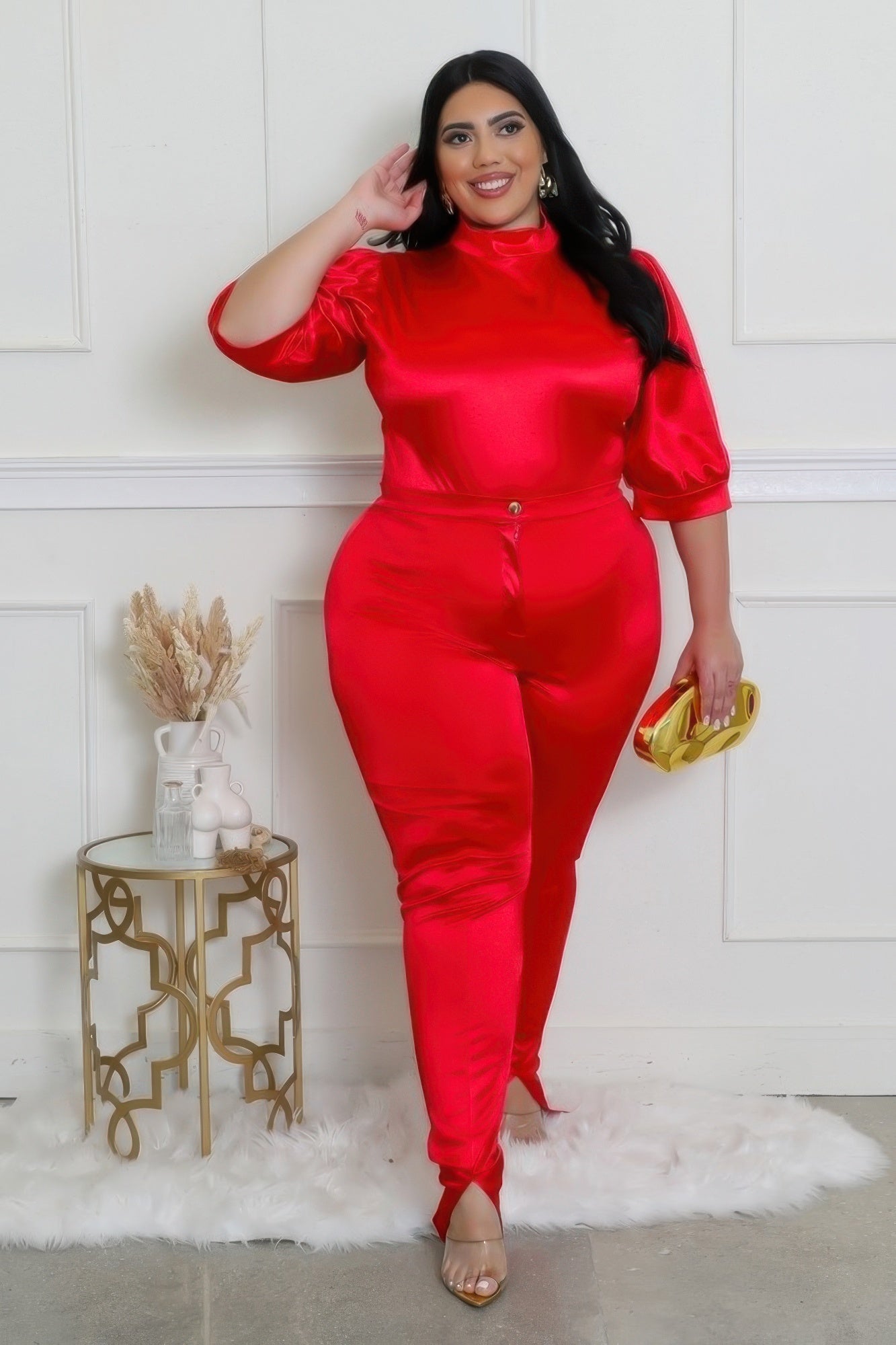 Two Piece Set, Semi - stretch Bodysuit - Flip Flop Dynasty