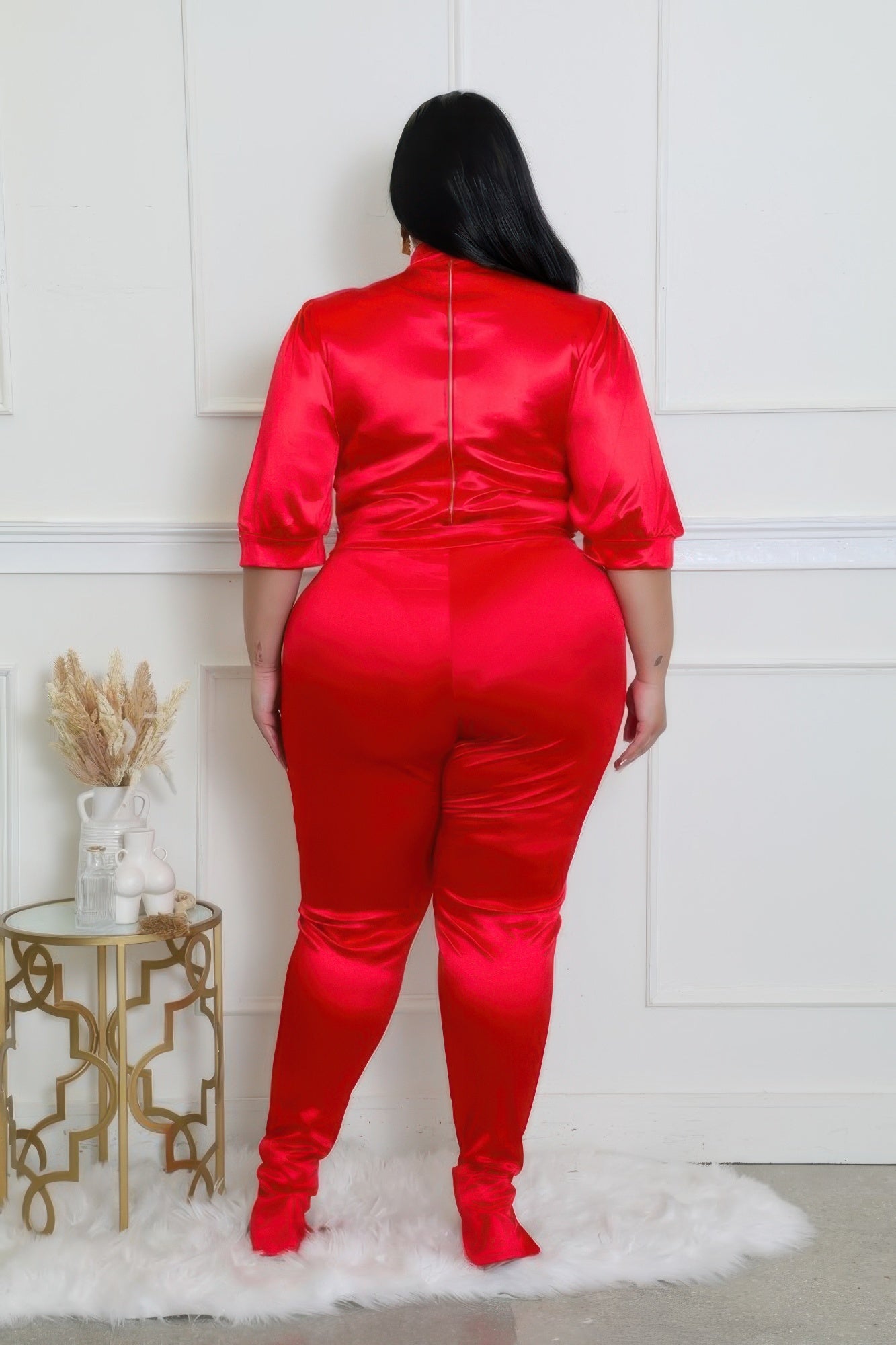 Two Piece Set, Semi - stretch Bodysuit - Flip Flop Dynasty