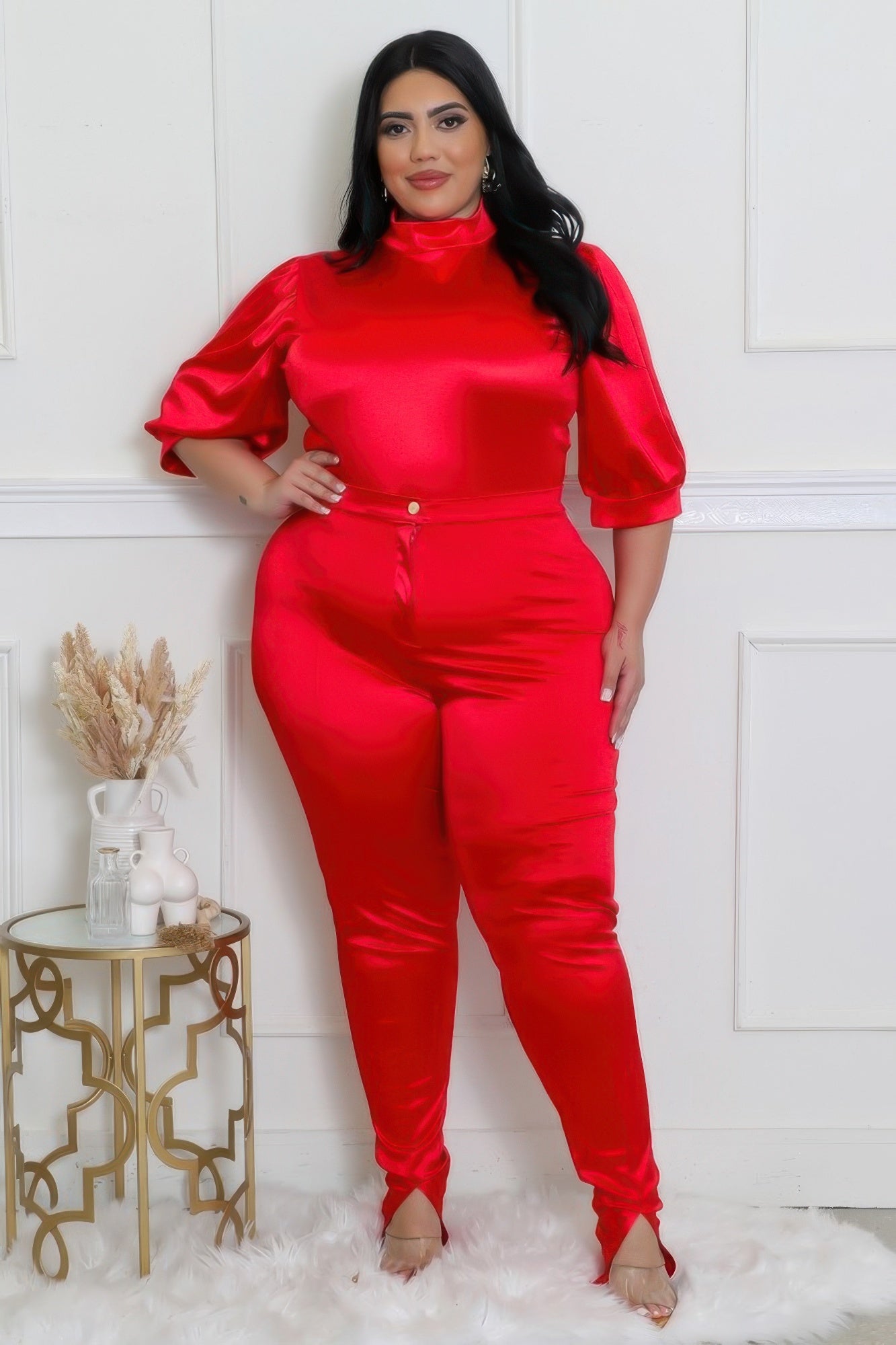 Two Piece Set, Semi - stretch Bodysuit - Flip Flop Dynasty