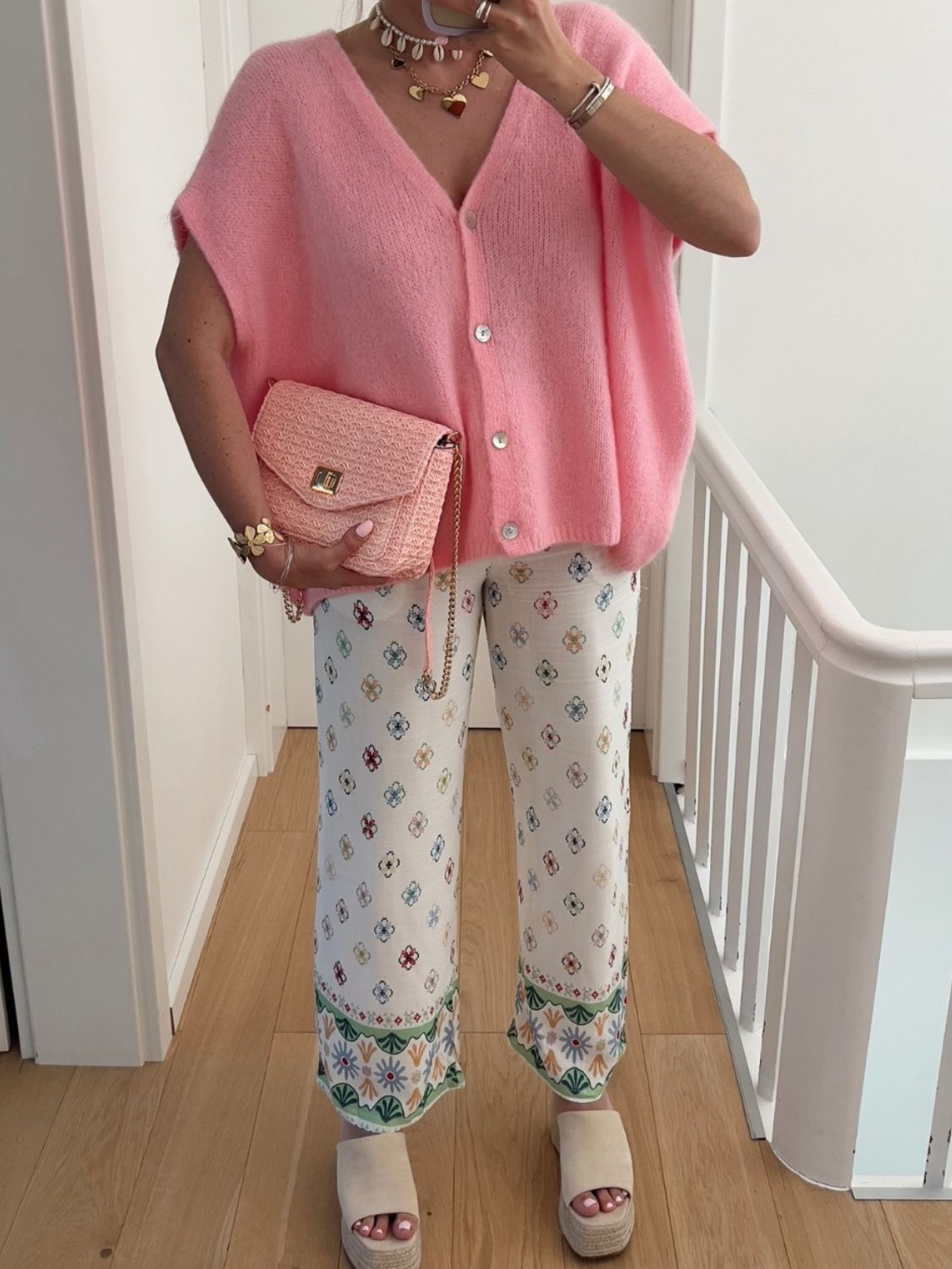 V - Neck Button Up Short Sleeve Cardigan - Flip Flop Dynasty