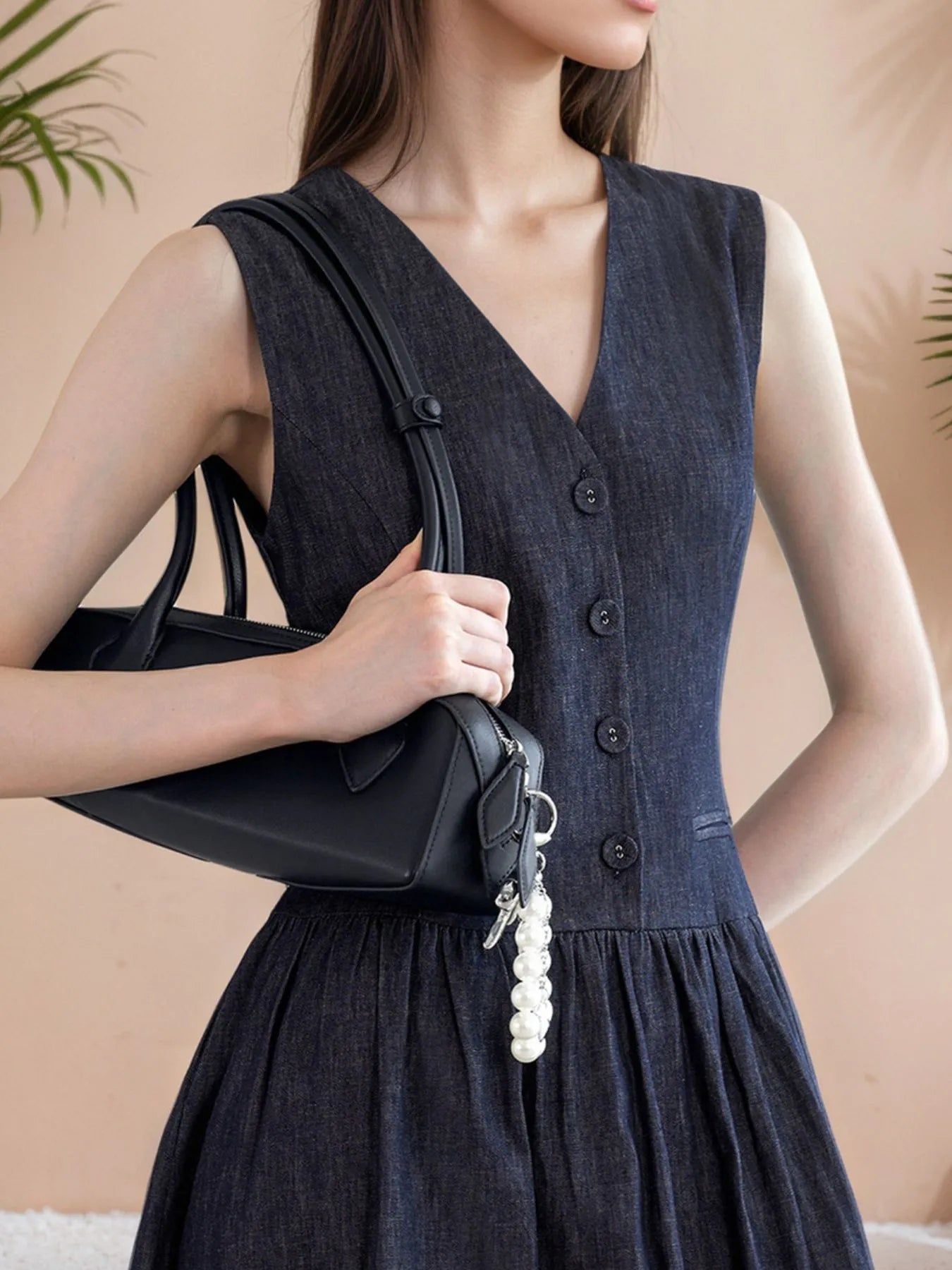 V-Neck Sleeveless Midi Dress - Flip Flop Dynasty