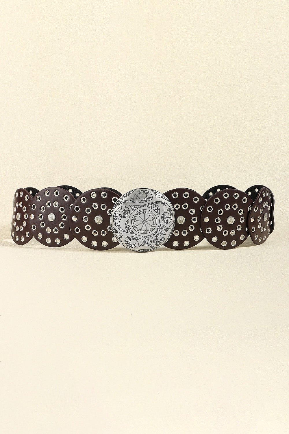 Vintage PU Leather Wide Belt - Flip Flop Dynasty