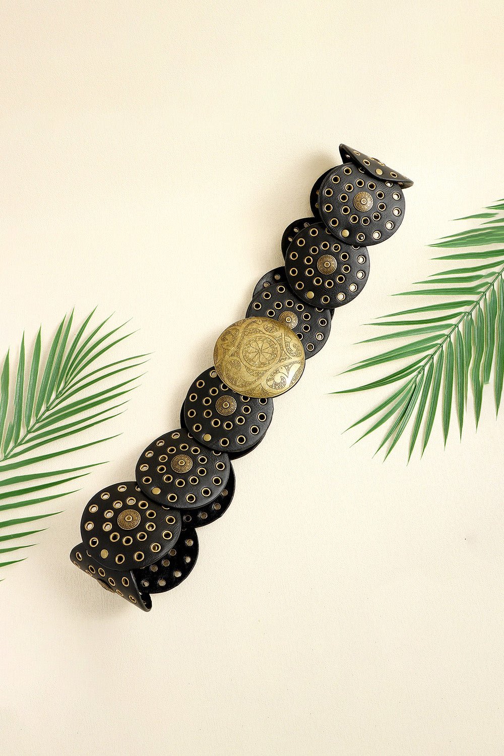 Vintage PU Leather Wide Belt - Flip Flop Dynasty