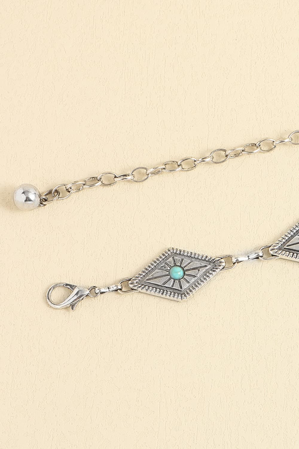 Vintage Turquoise Alloy Belt - Flip Flop Dynasty