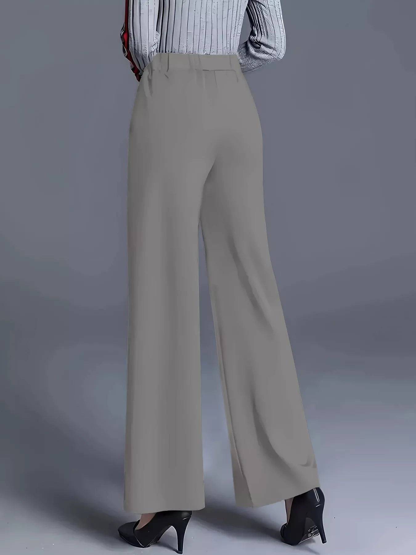 Wide Leg High Waist Pants - Flip Flop Dynasty