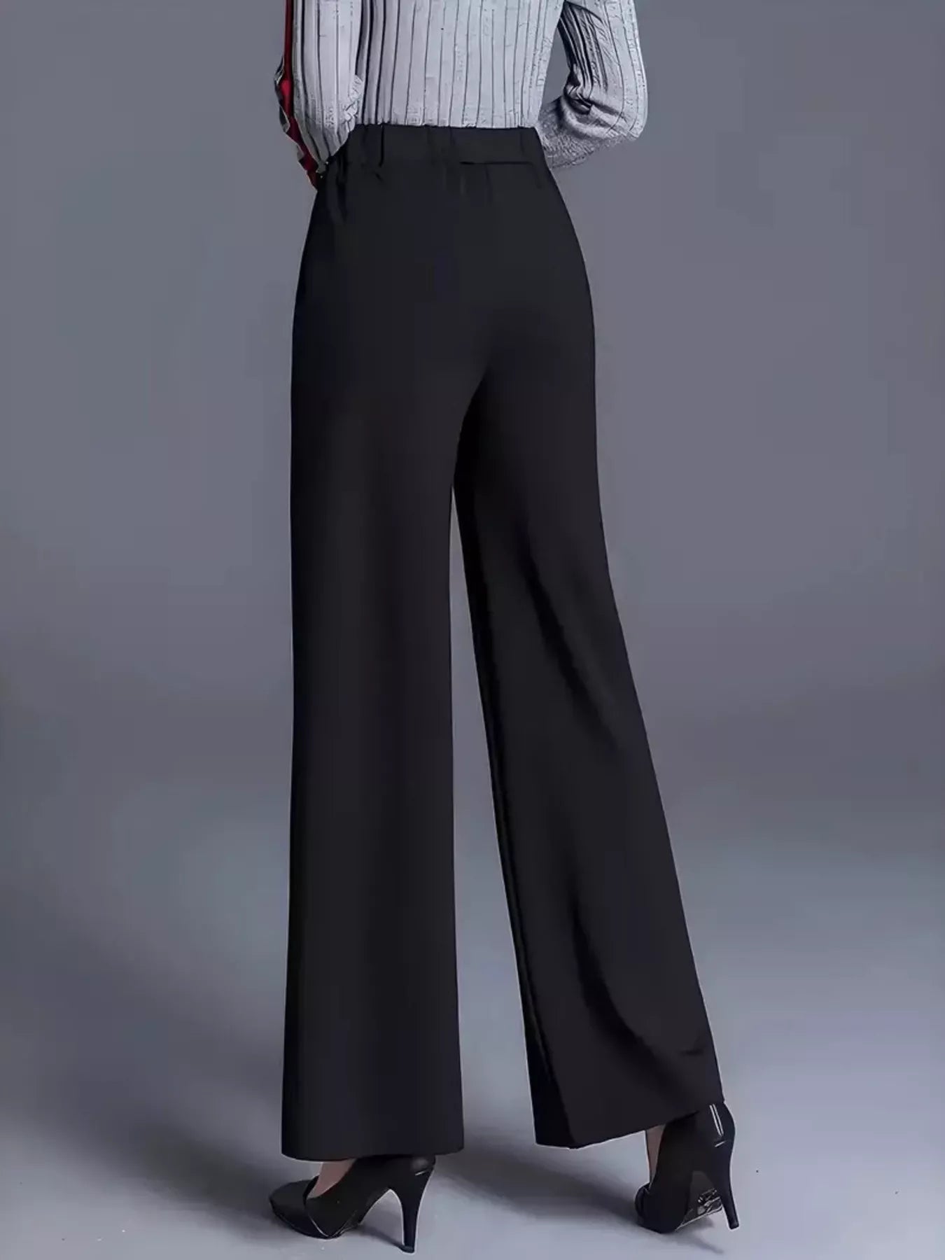 Wide Leg High Waist Pants - Flip Flop Dynasty