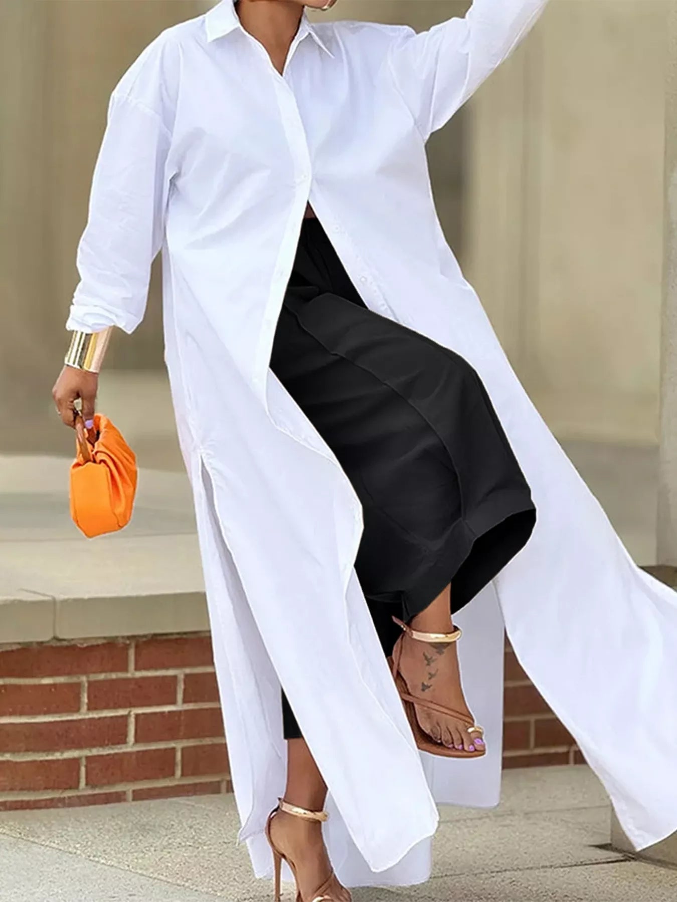 Wide Leg Pleated Detail Pants - Flip Flop Dynasty