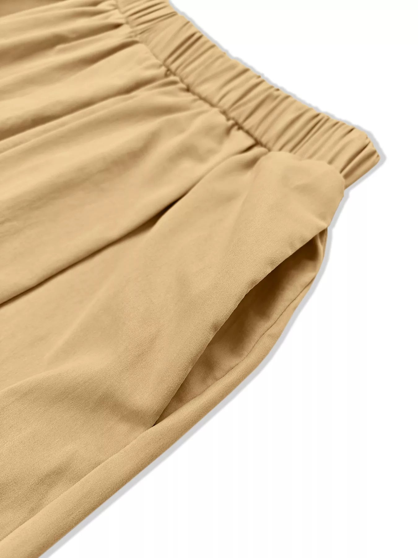 Wide Leg Pleated Detail Pants - Flip Flop Dynasty