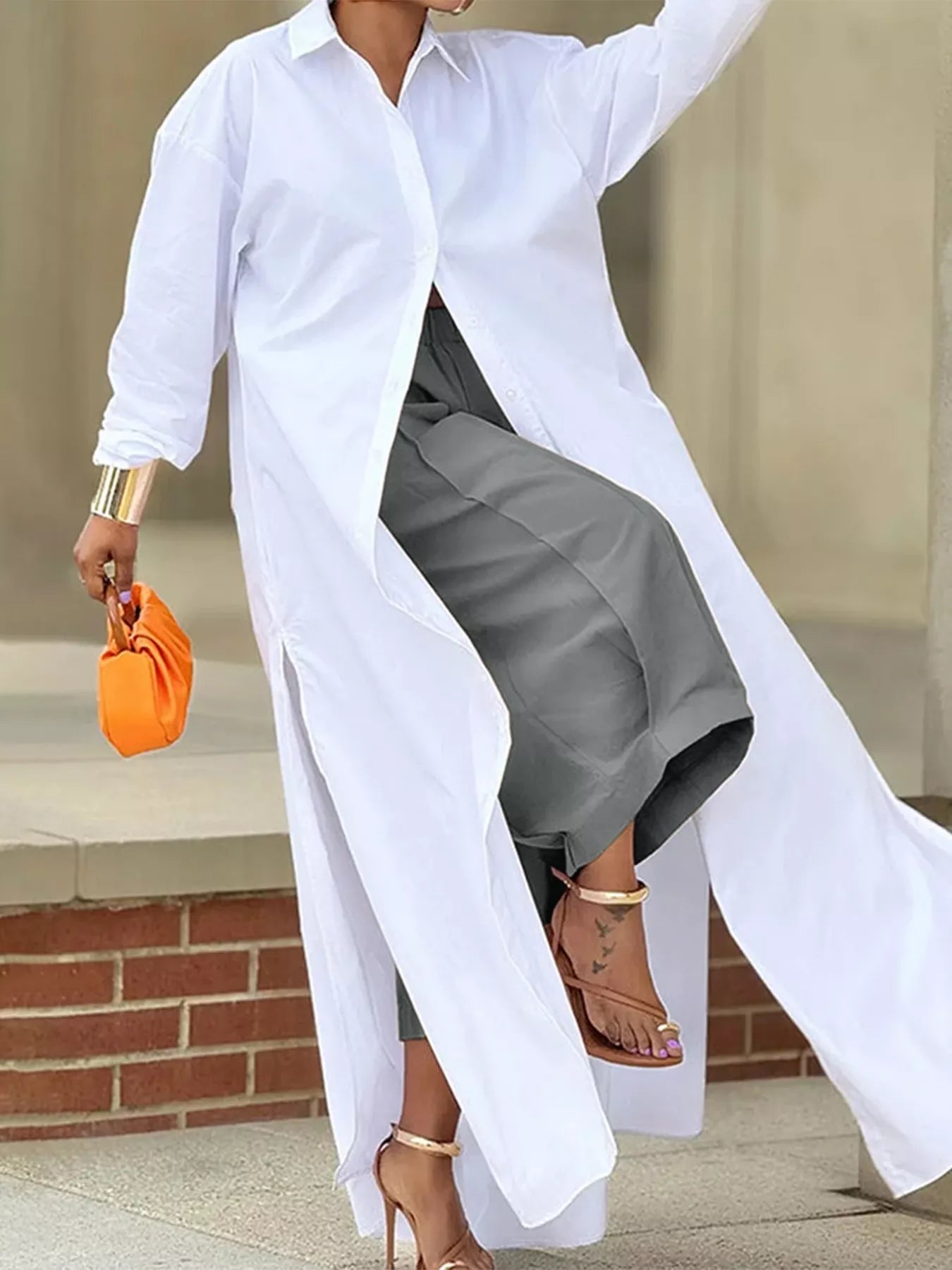 Wide Leg Pleated Detail Pants - Flip Flop Dynasty