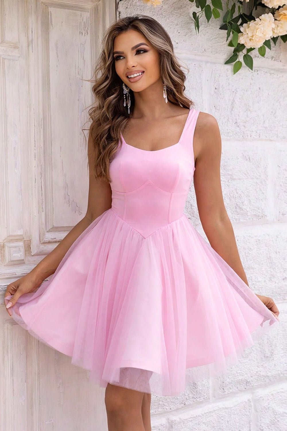 Wide Strap Mesh Dress - Flip Flop Dynasty