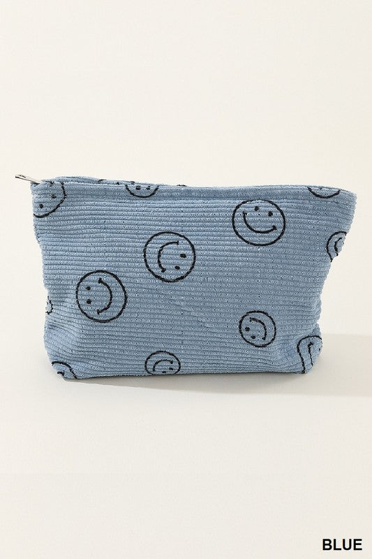 Zenana Corduroy Smile Clutch Bag - Flip Flop Dynasty