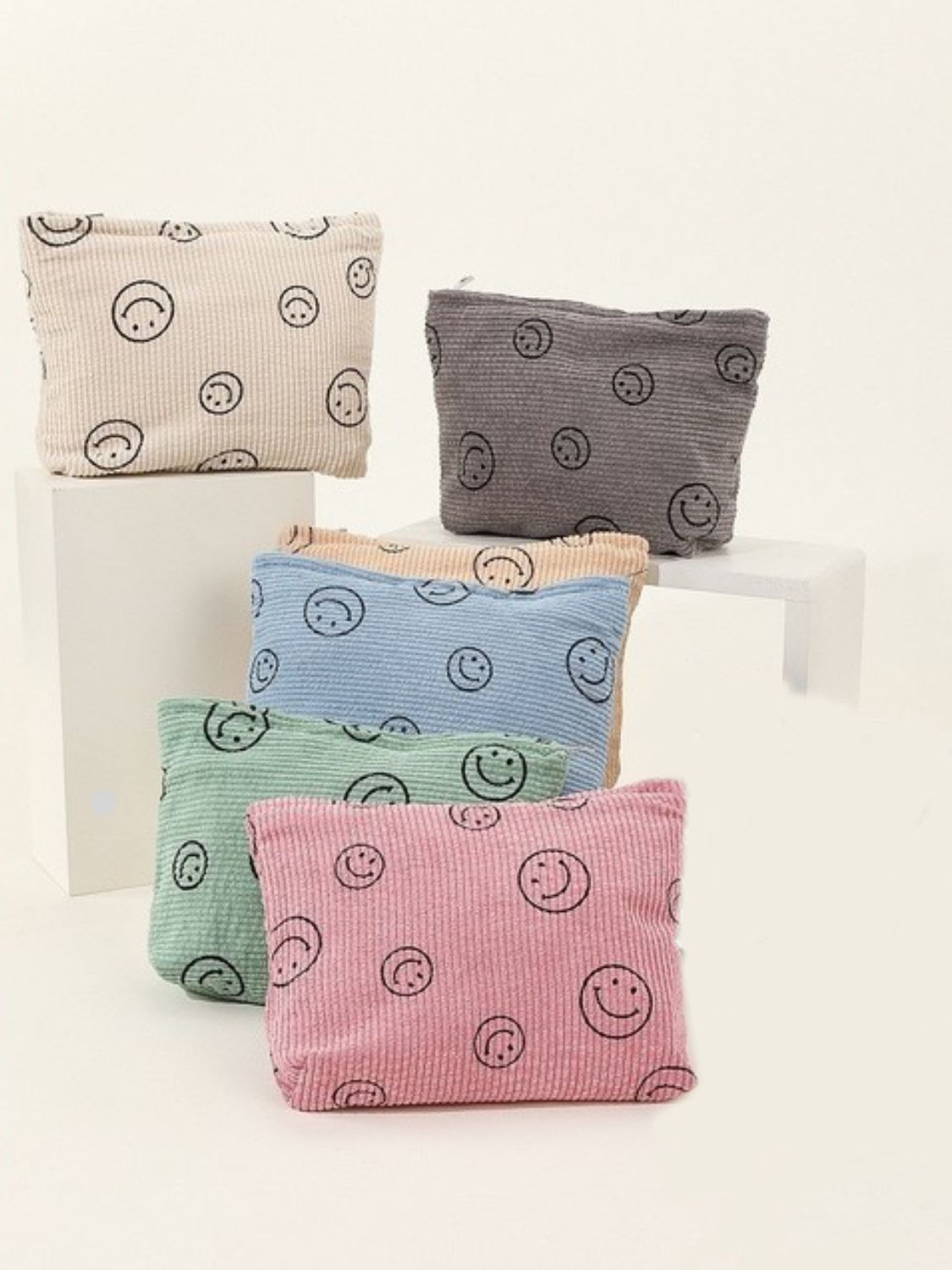 Zenana Corduroy Smile Clutch Bag - Flip Flop Dynasty