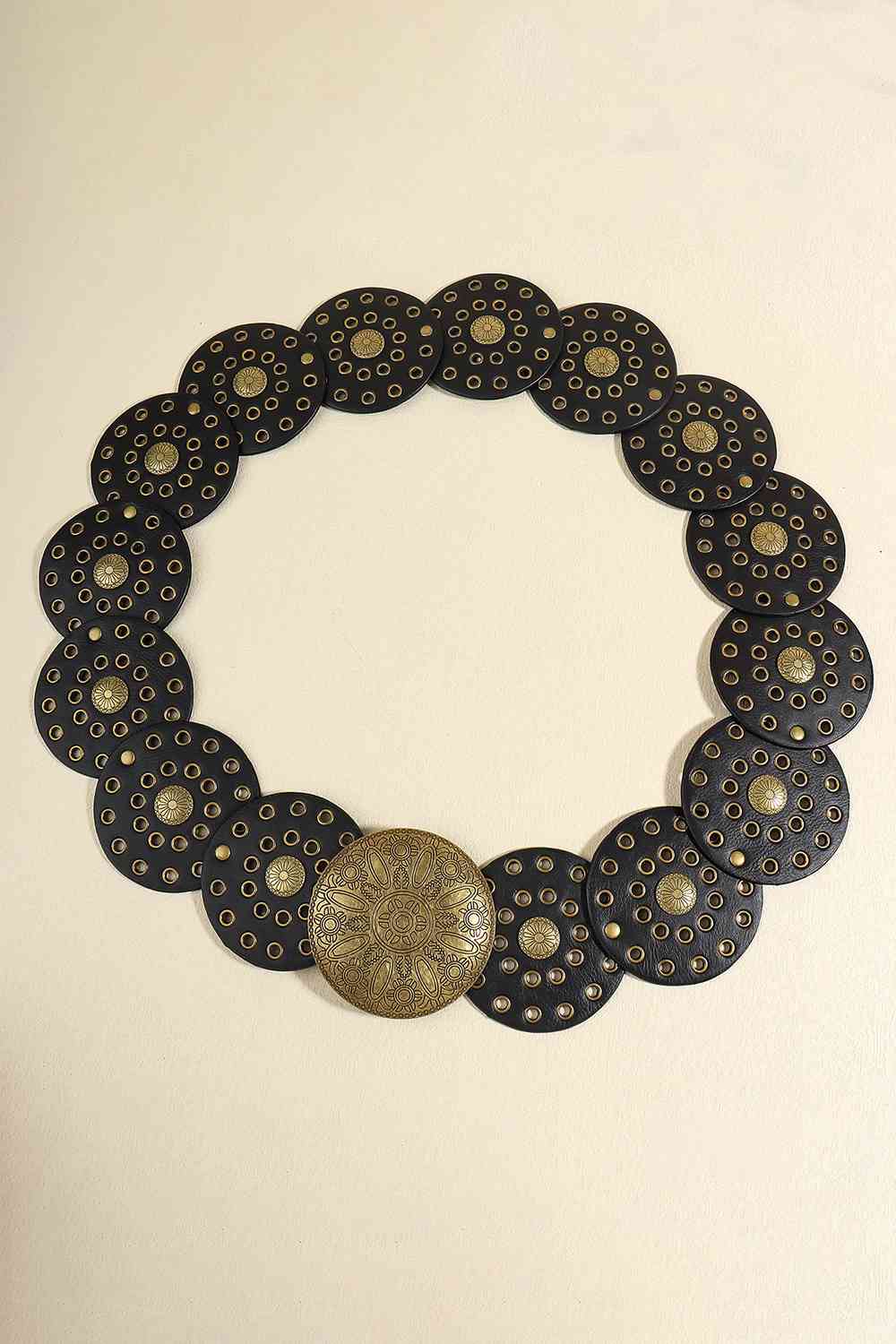 Zinc Alloy PU Disc Belt - Flip Flop Dynasty