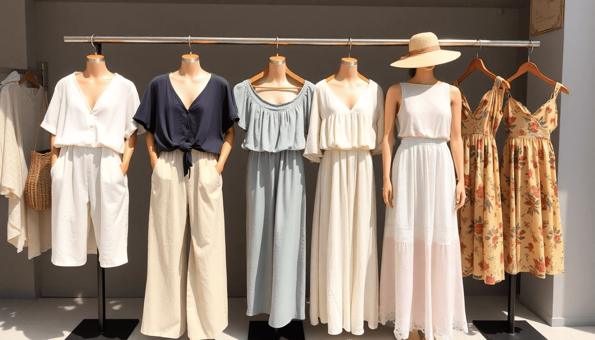Unveil the Freshest Spring & Summer Styles from [Brand Name]: Explore Trendy Linen V-Neck Pants, Breezy Off-Shoulder Tops, and Flowy Dresses for an Effortless Warm-Weather Look — Shop Our Latest Collection Today! - Flip Flop Dynasty