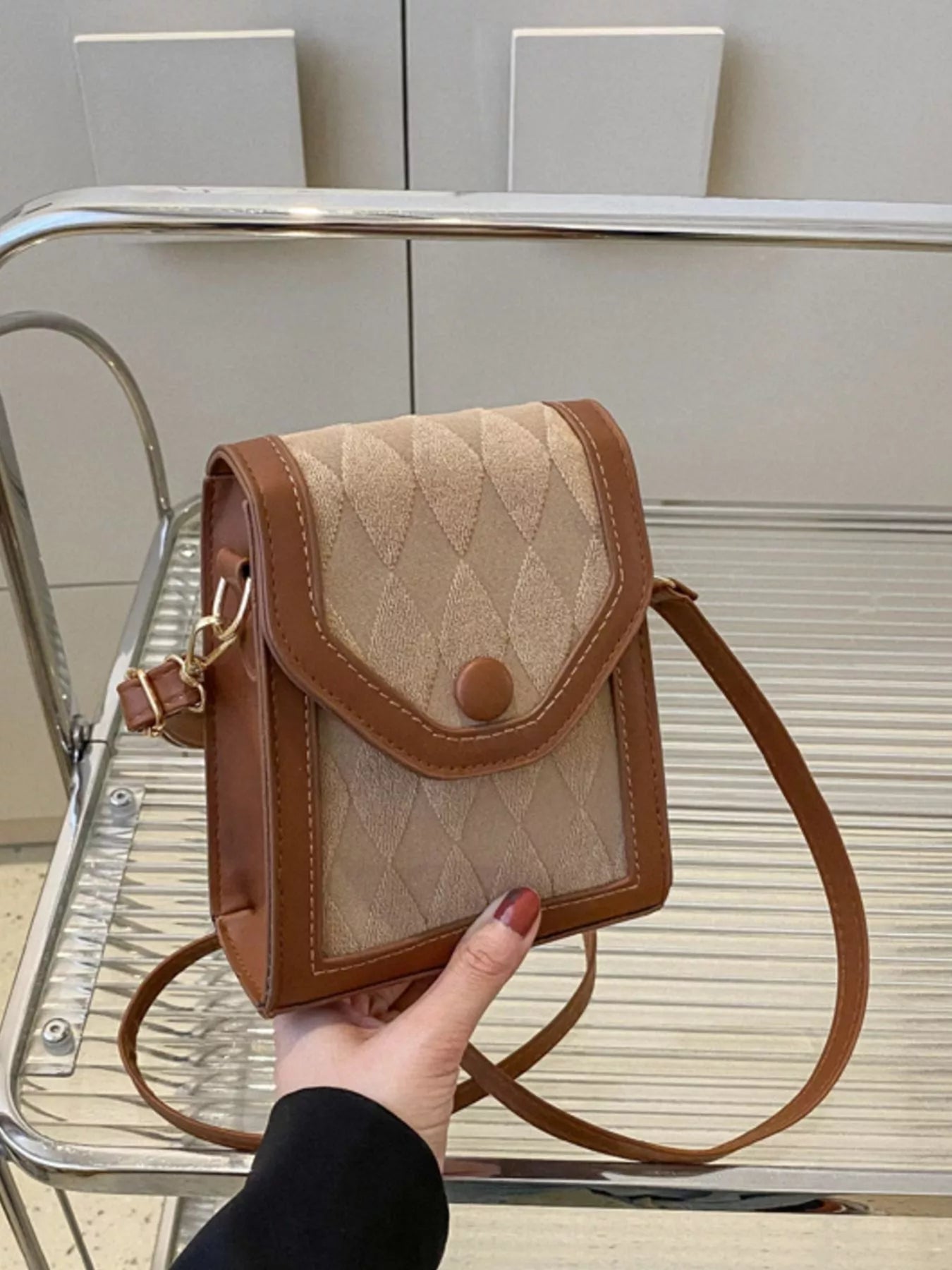 Adjustable Strap Flap Crossbody Bag - Flip Flop Dynasty