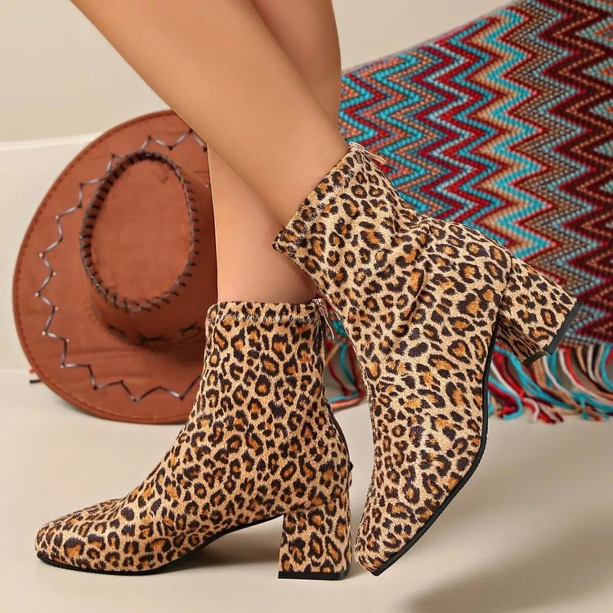 Block Heel Ankle Boots - Flip Flop Dynasty
