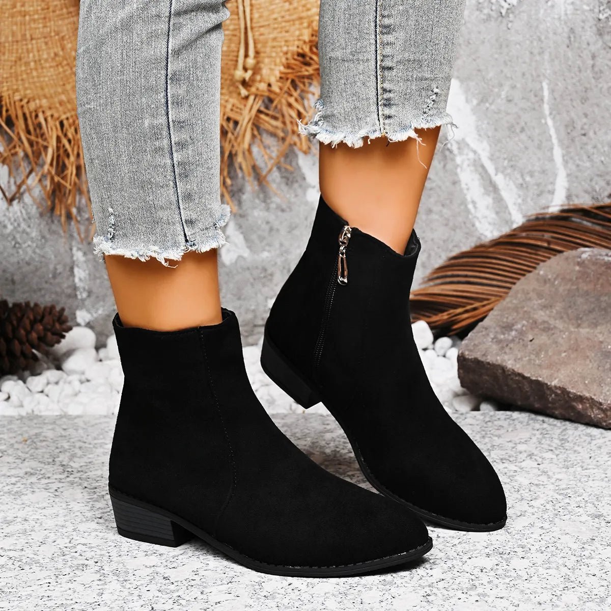 Block Heels Chelsea Boots - Flip Flop Dynasty