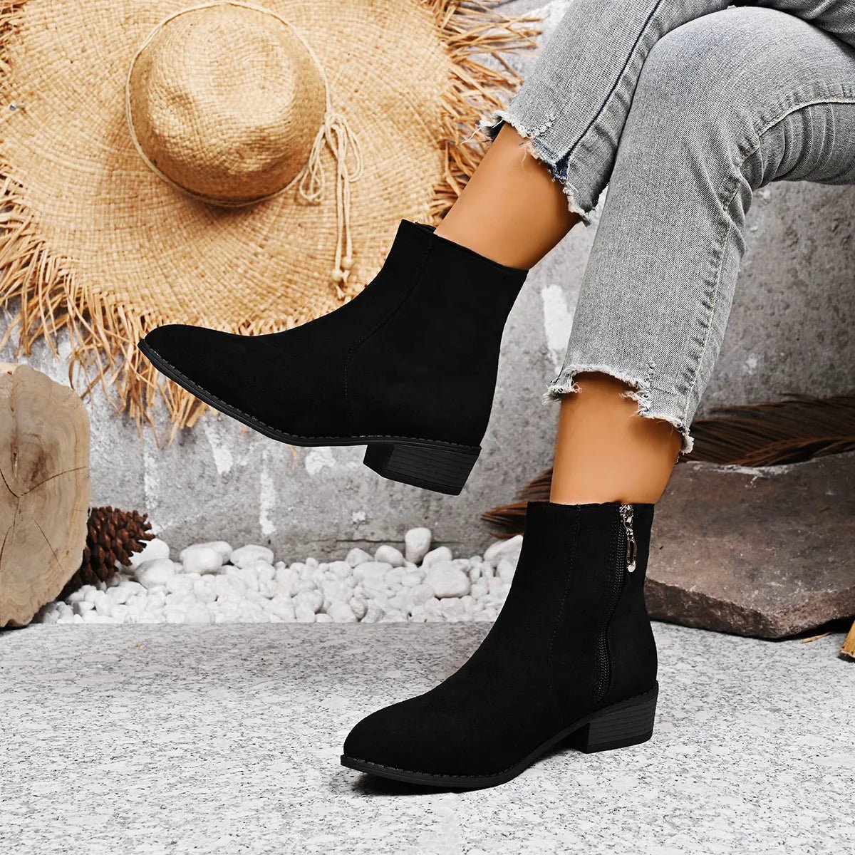 Block Heels Chelsea Boots - Flip Flop Dynasty