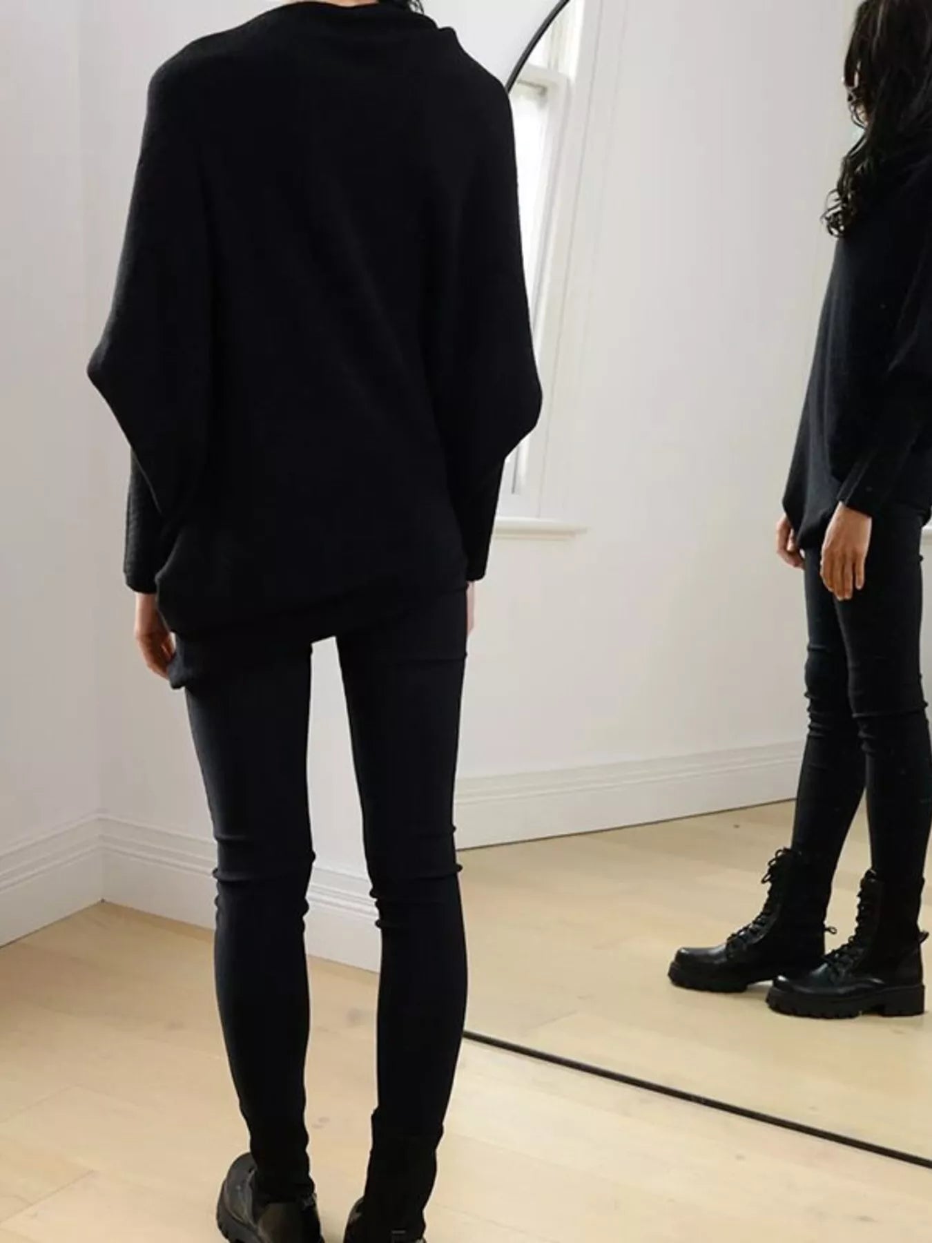 Boat Neck Long Sleeve Sweater - Flip Flop Dynasty