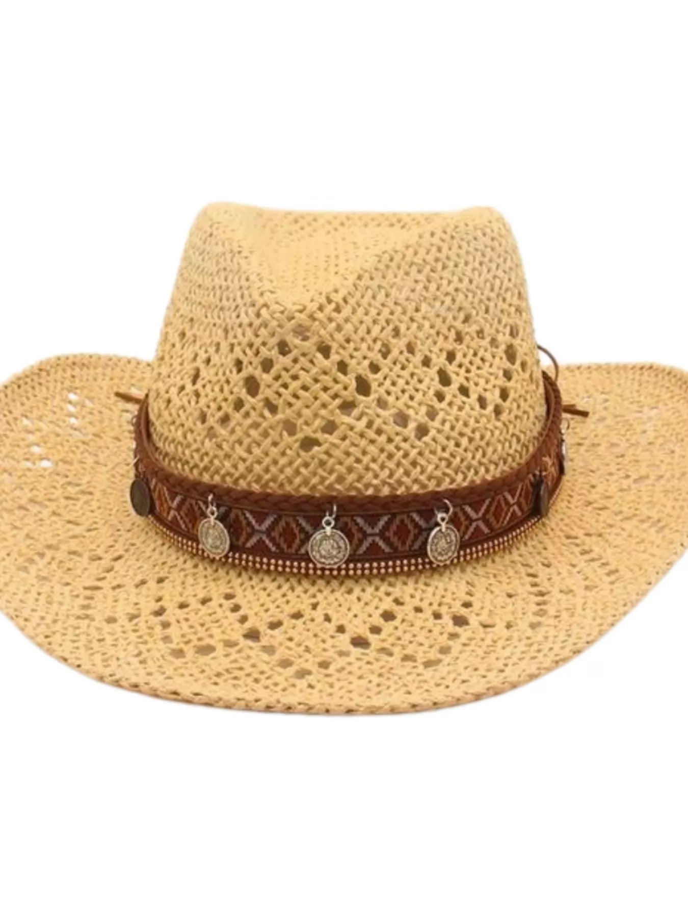 Boho Woven Cowboy Hat - Flip Flop Dynasty
