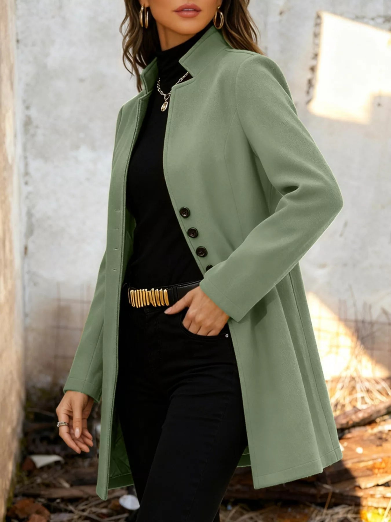 Button - Down Longline Outerwear - Flip Flop Dynasty