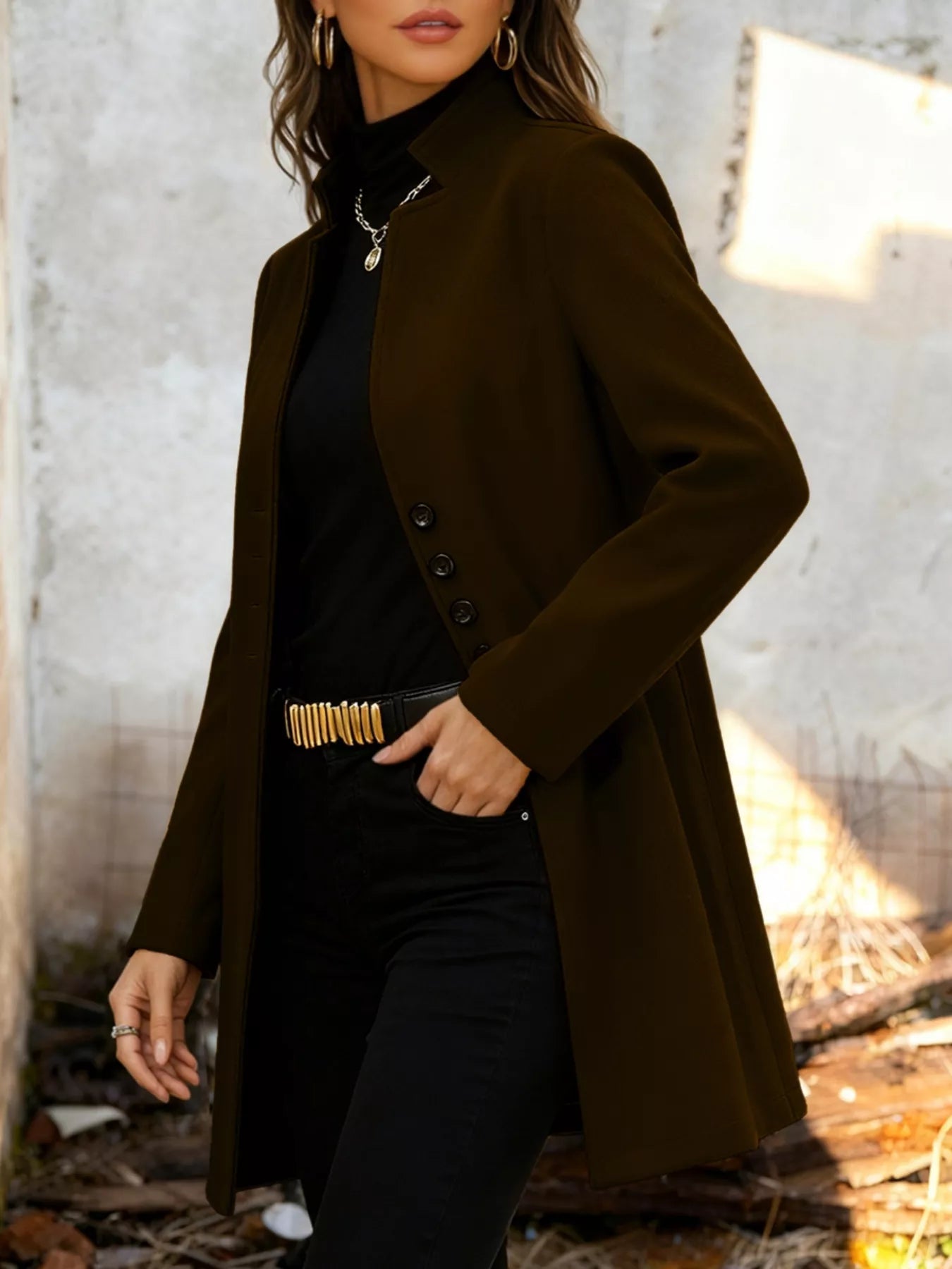 Button - Down Longline Outerwear - Flip Flop Dynasty