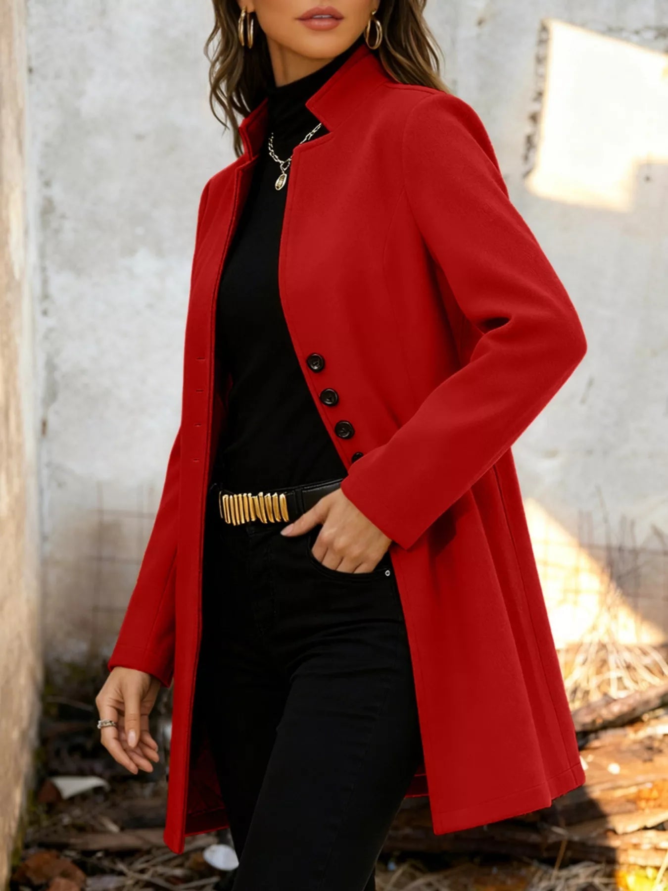 Button - Down Longline Outerwear - Flip Flop Dynasty