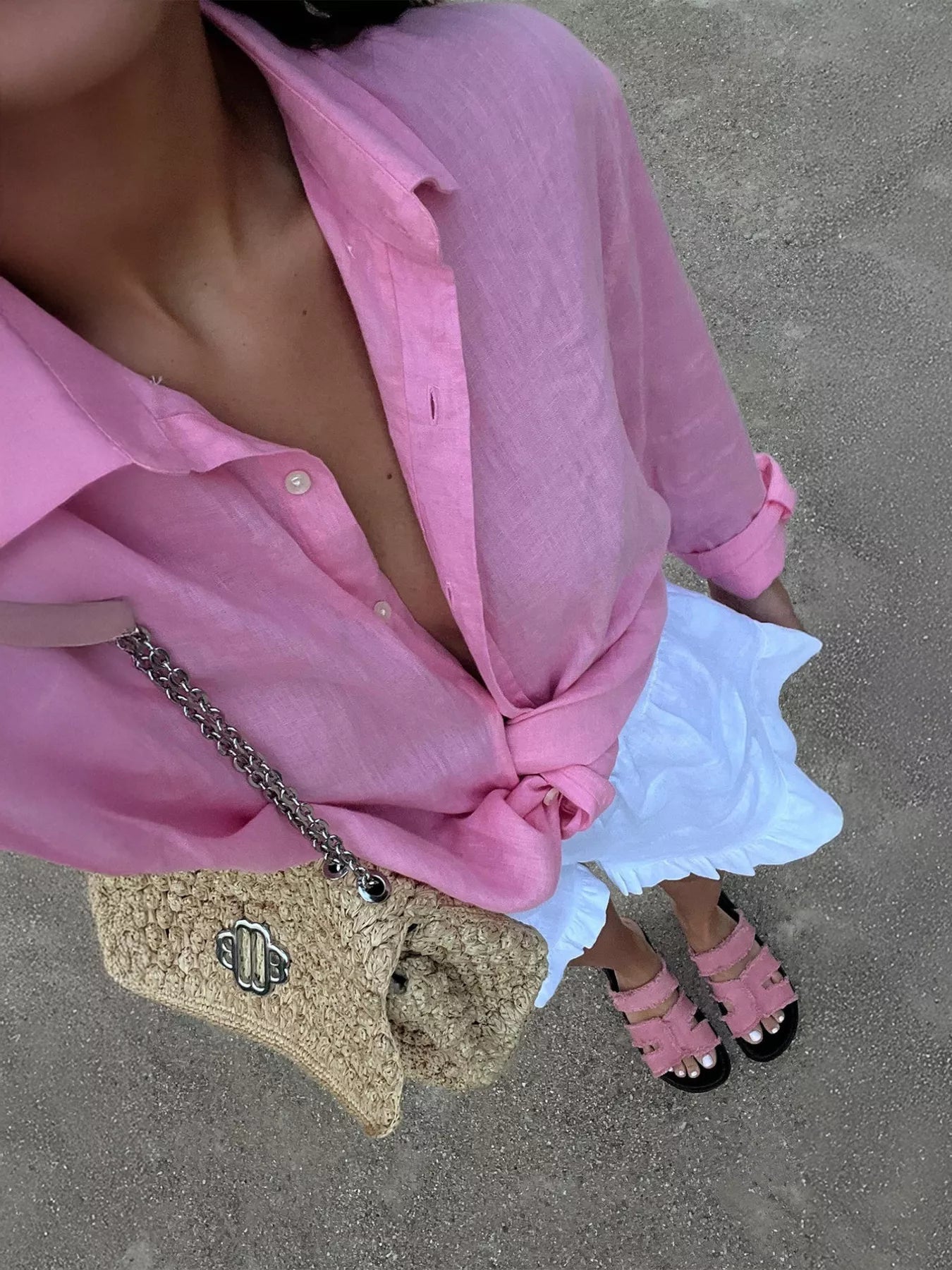 Button Up Long Sleeve Shirt - Flip Flop Dynasty