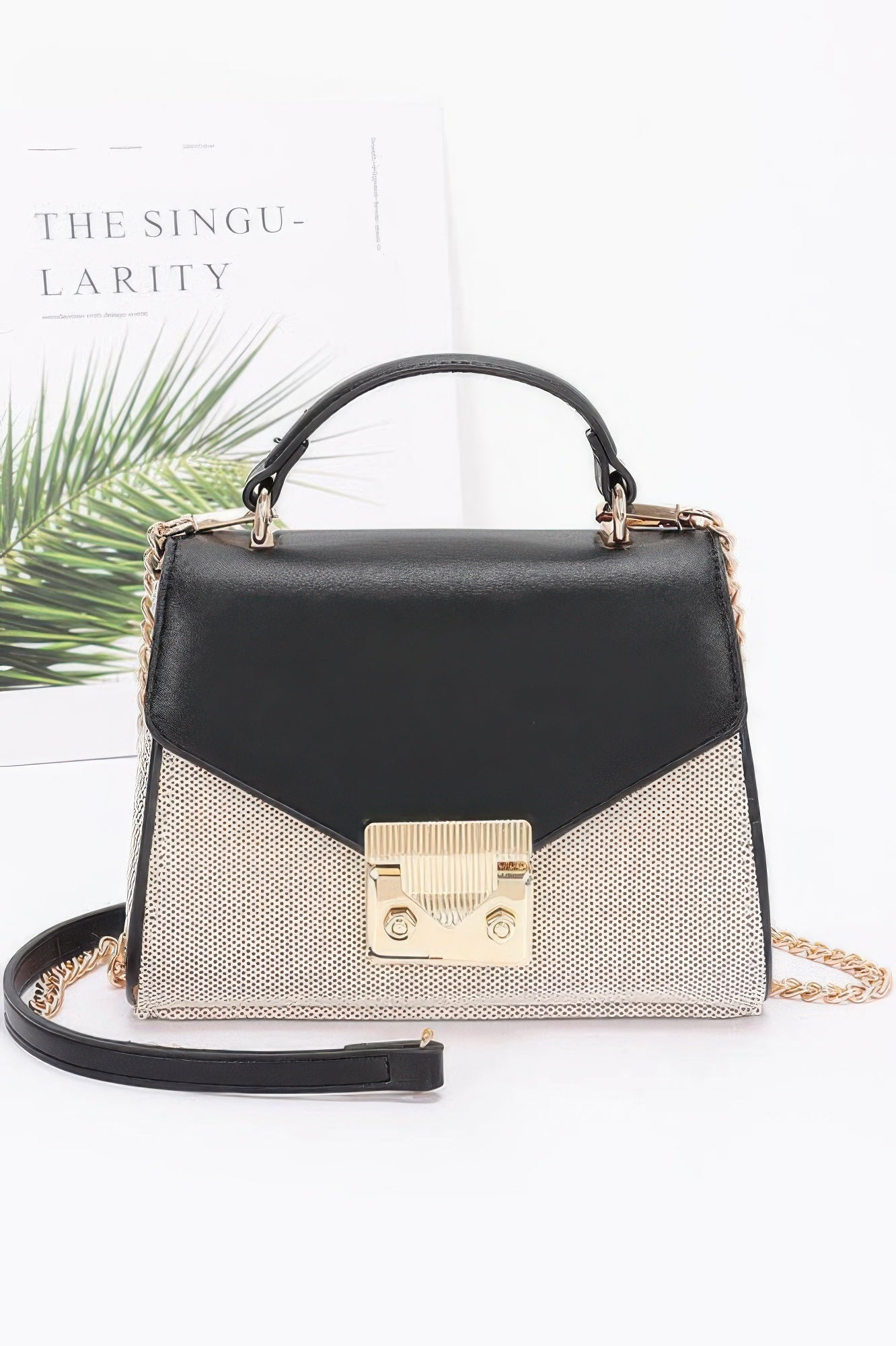 Canvas Top Handle Flap Bag - Flip Flop Dynasty