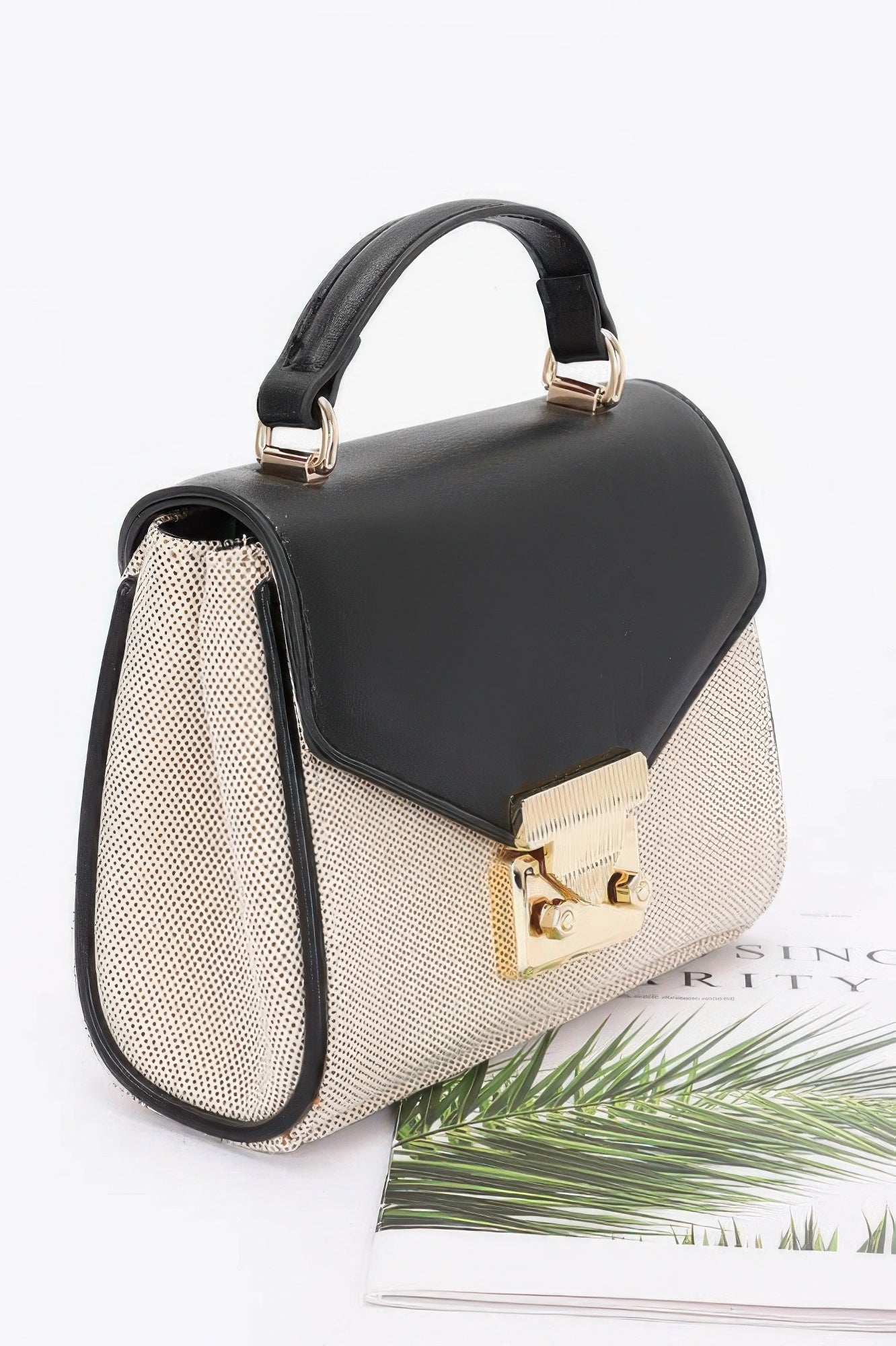 Canvas Top Handle Flap Bag - Flip Flop Dynasty
