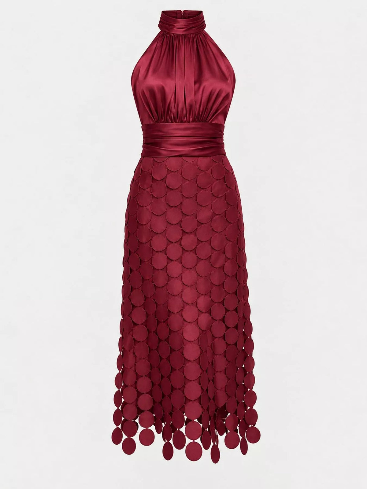 Circular Applique Sleeveless Midi Dress - Flip Flop Dynasty