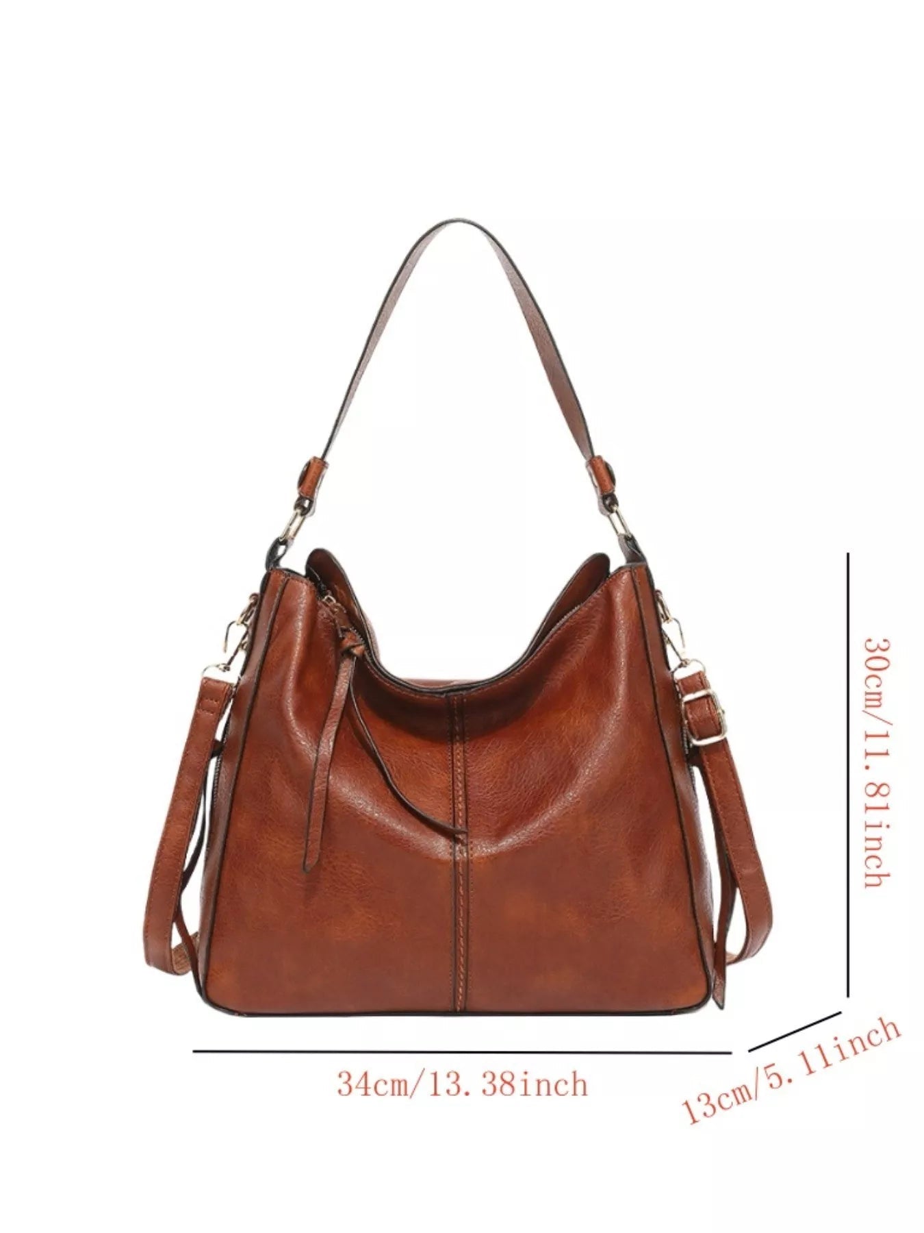 Classic PU Leather Tote Bag - Flip Flop Dynasty