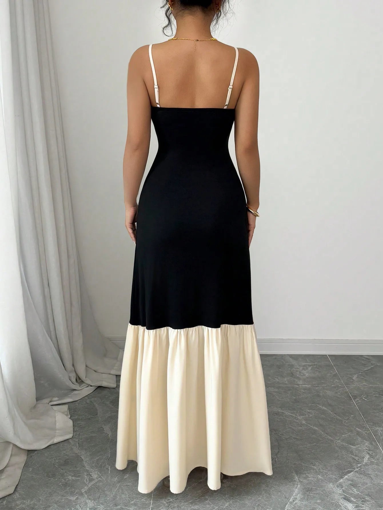 Color Block Maxi Cami Dress - Flip Flop Dynasty