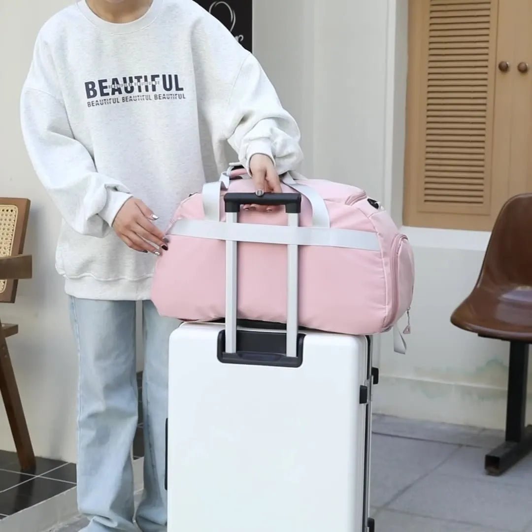Contrast Nylon Travel Bag - Flip Flop Dynasty