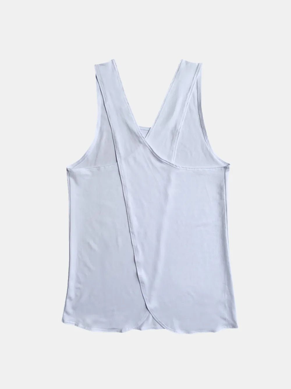 Crisscross Scoop Neck Active Tank - Flip Flop Dynasty
