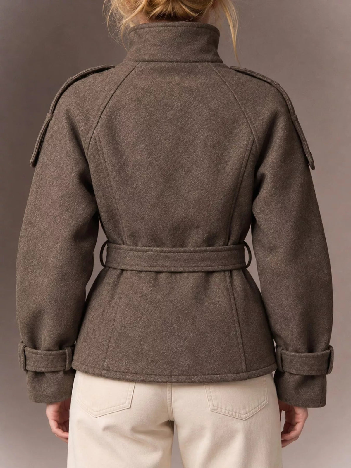 Double-Breasted Belted Outerwear - Flip Flop Dynasty