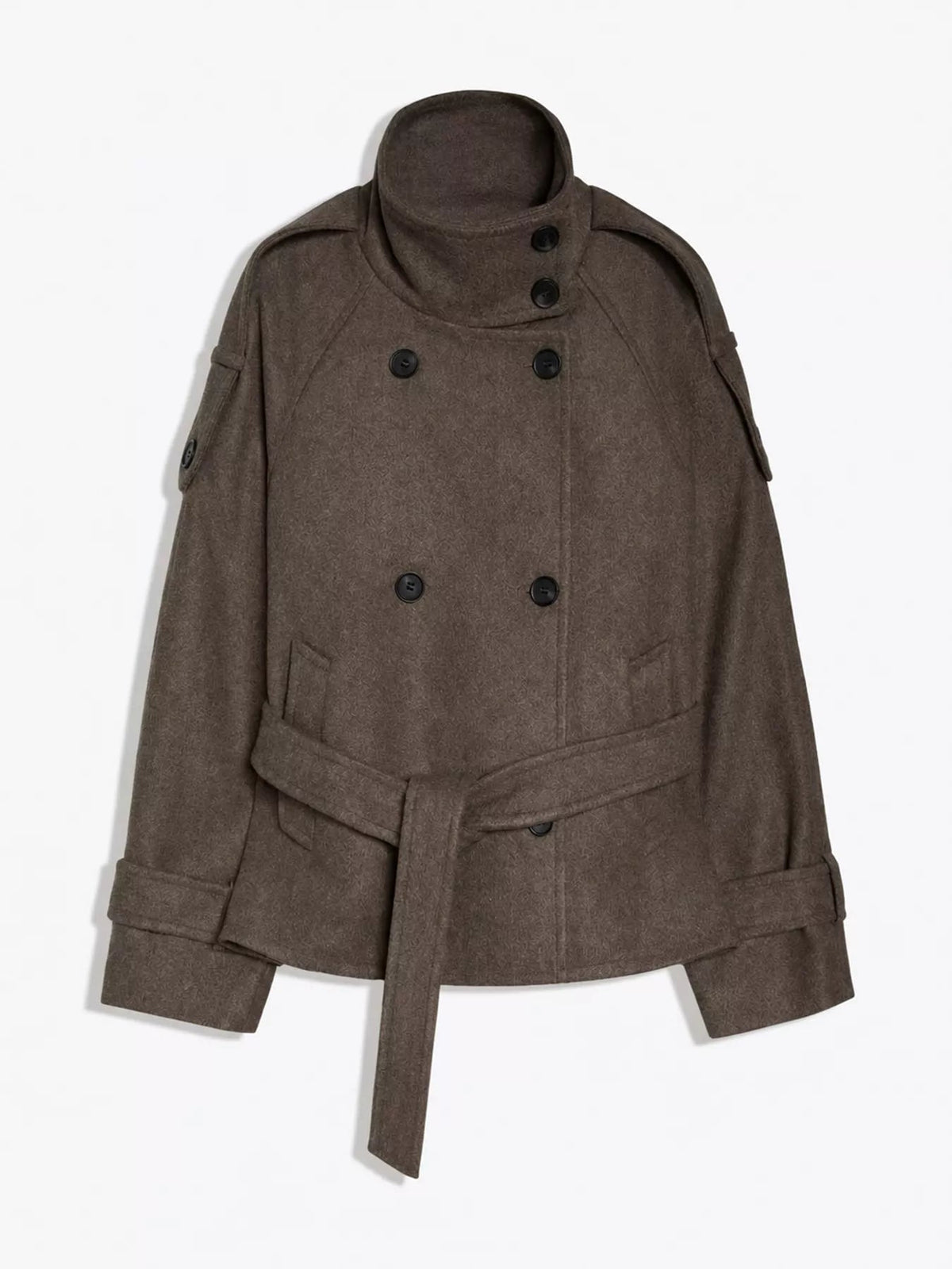 Double-Breasted Belted Outerwear - Flip Flop Dynasty