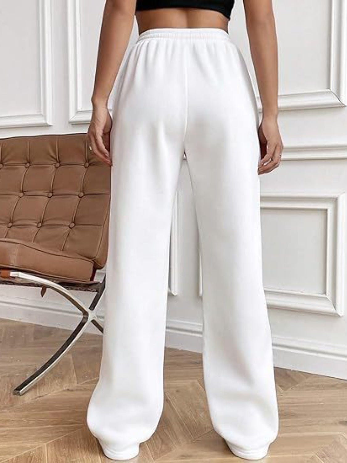 Drawstring Wide Leg Pants with Pockets - Flip Flop Dynasty