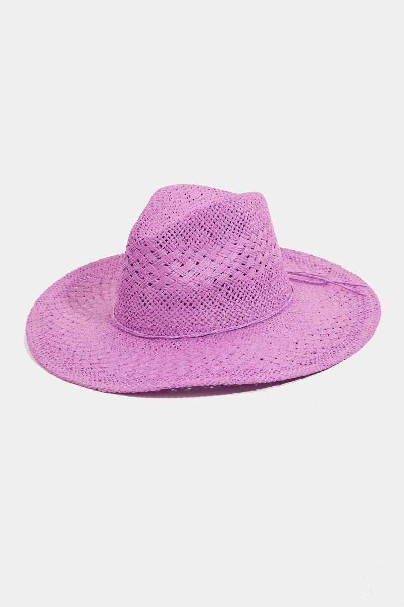 Fame Straw Braided Sun Hat - Flip Flop Dynasty