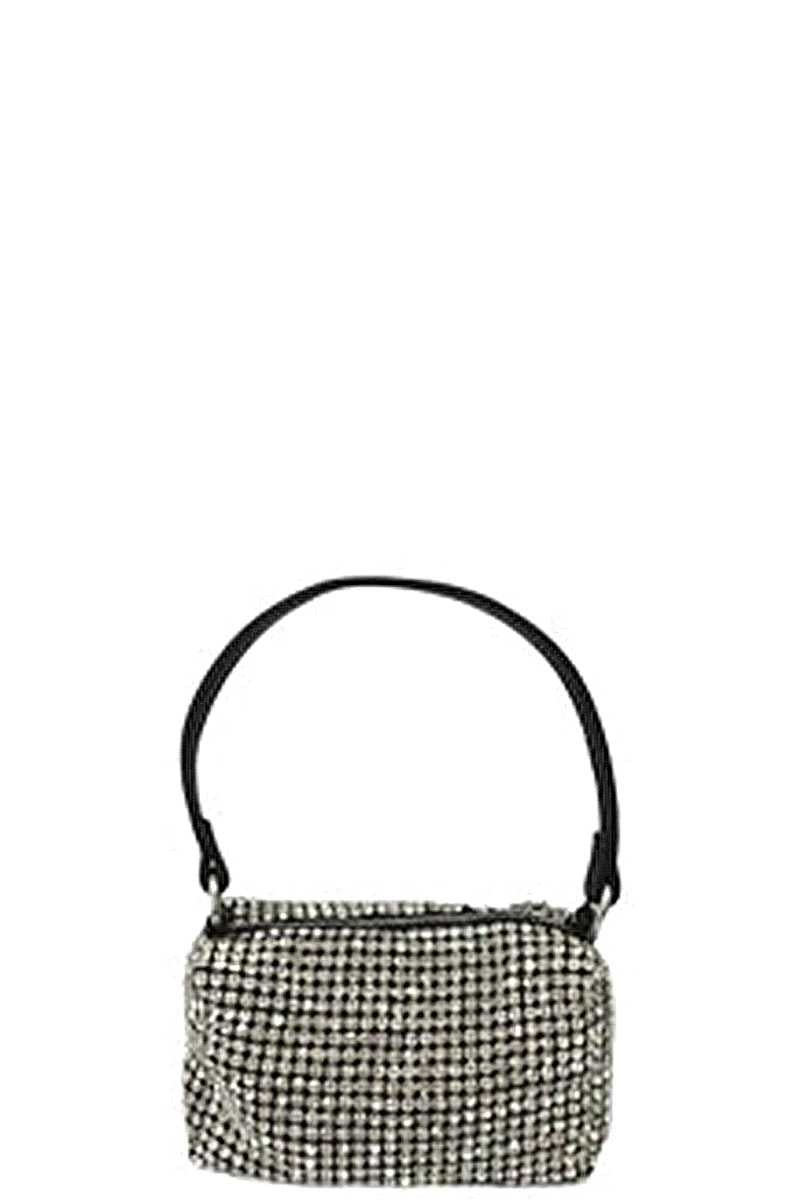 Fashion Chic Rhinestone Handle Clutch Bag - Flip Flop Dynasty