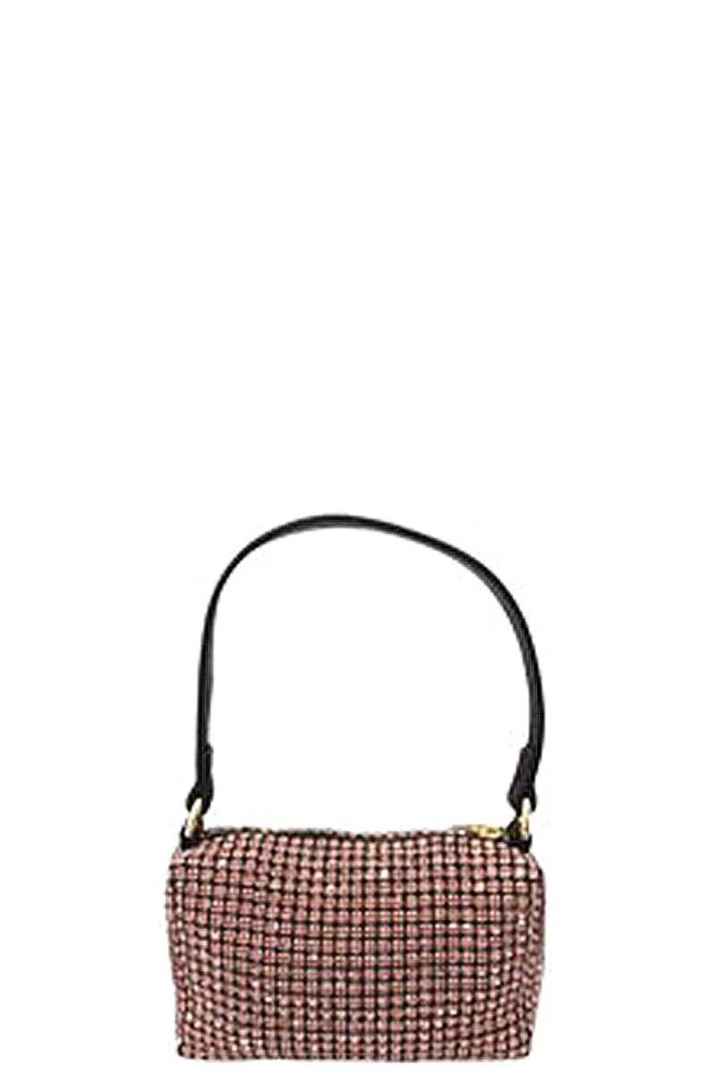 Fashion Chic Rhinestone Handle Clutch Bag - Flip Flop Dynasty