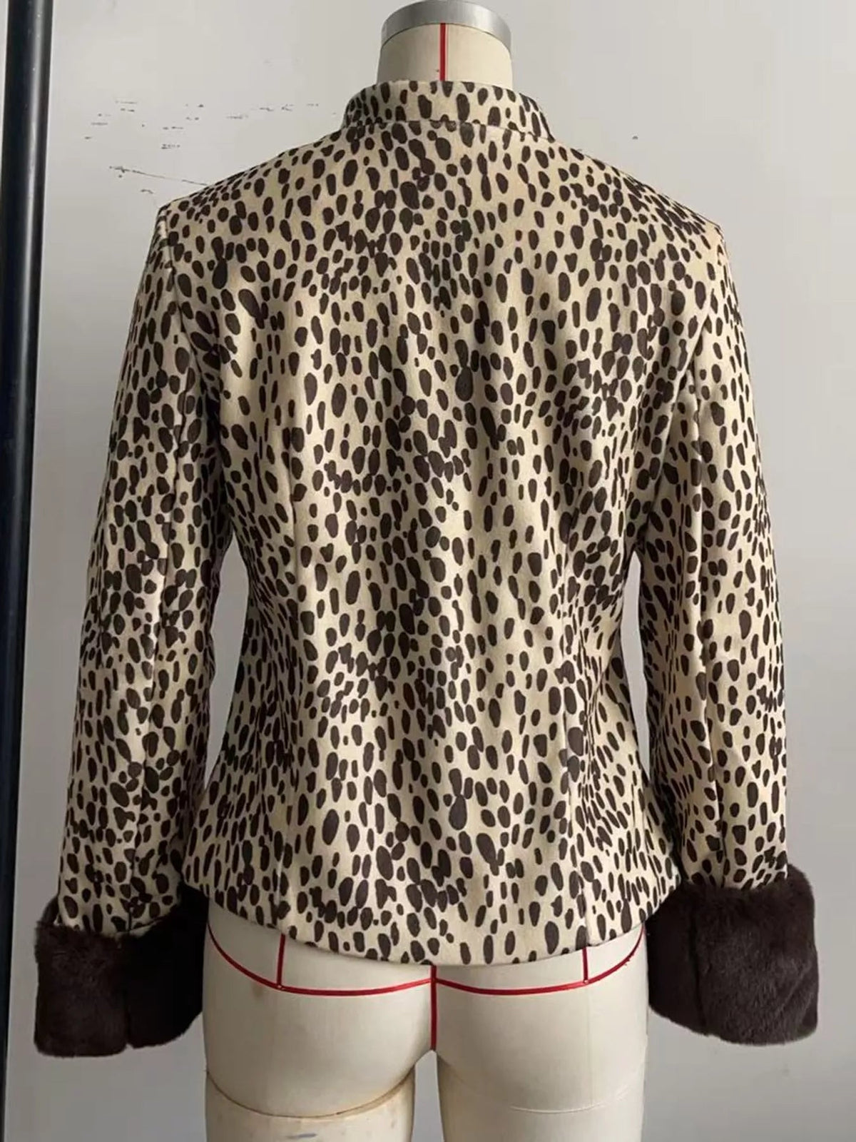 Faux Fur Long Sleeve Outerwear - Flip Flop Dynasty