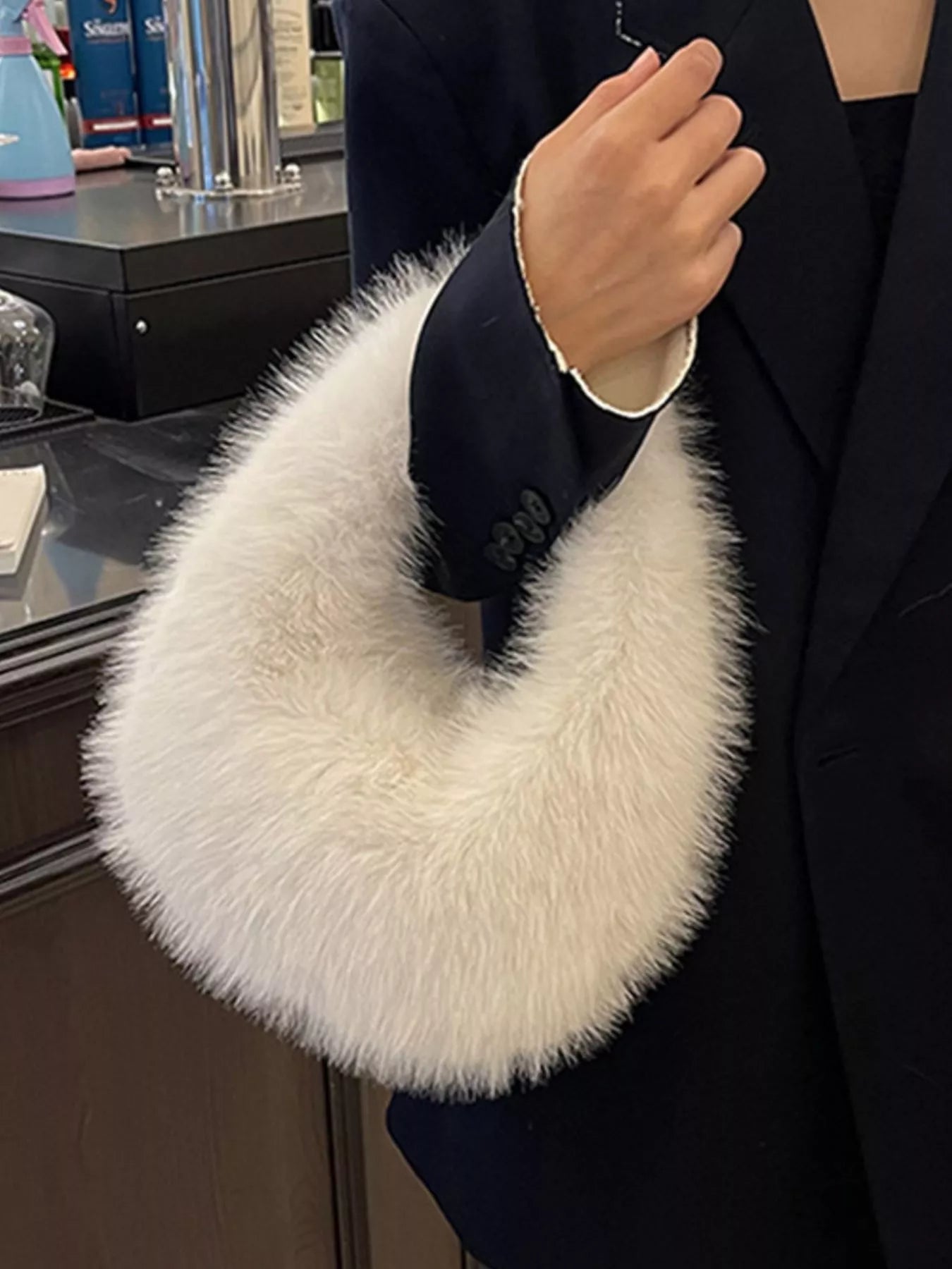 Fluffy Solid Color Handbag - Flip Flop Dynasty