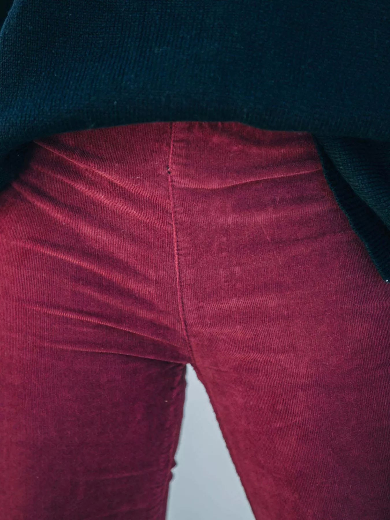 Full Size Corduroy Flare Pants Plus Size - Flip Flop Dynasty