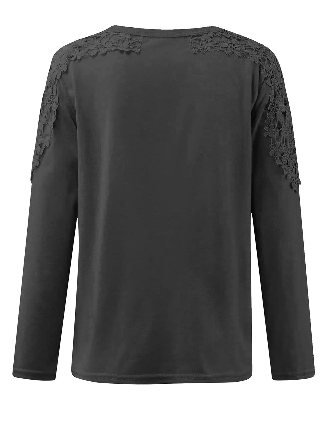 Full Size Cutout Round Neck Long Sleeve T-Shirt - Flip Flop Dynasty