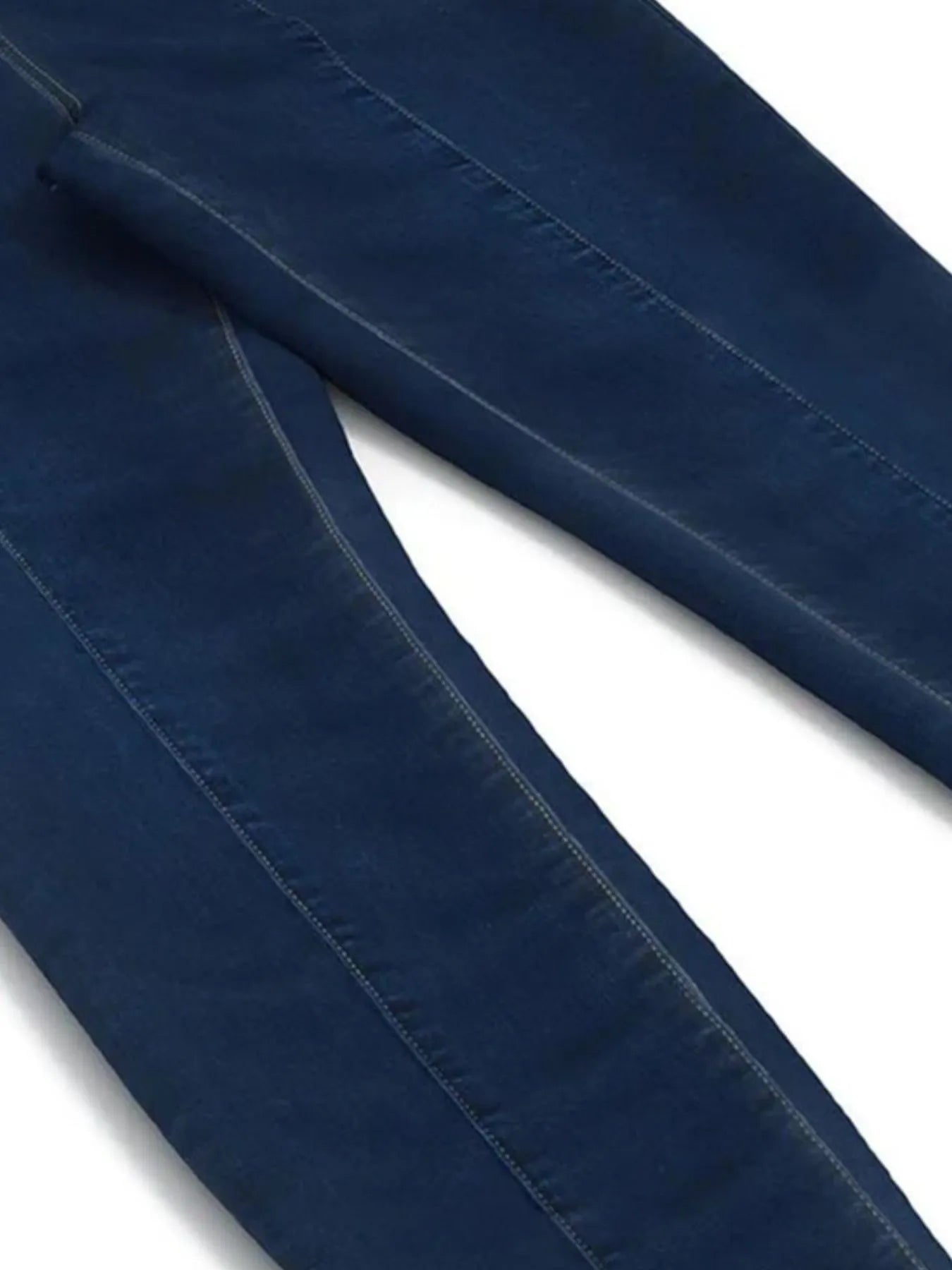 Full Size High - Waisted Double - Breasted Skinny Jeans Plus Size - Flip Flop Dynasty