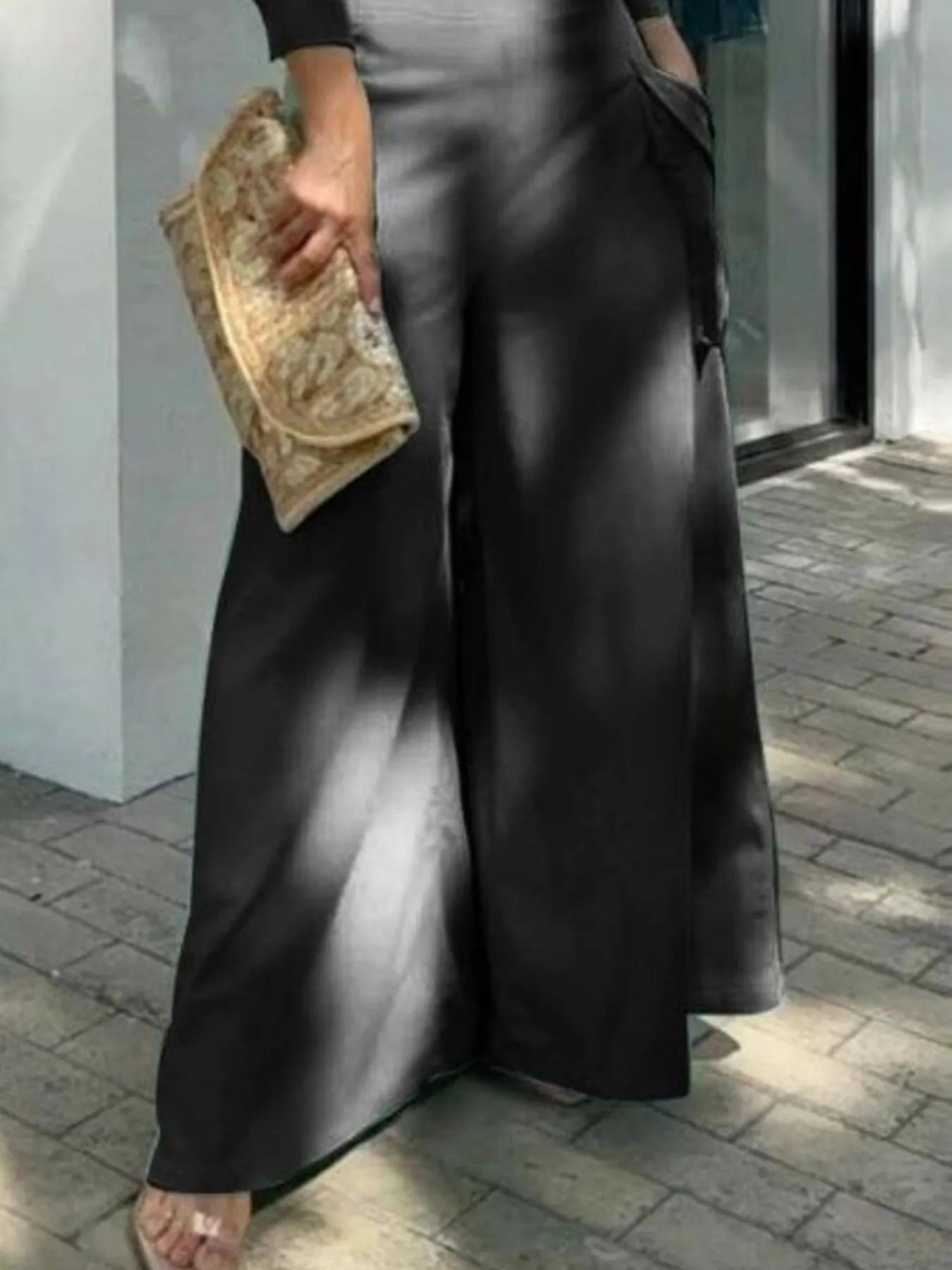 Full Size Long Sleeve Top and Pants Set Plus Size - Flip Flop Dynasty