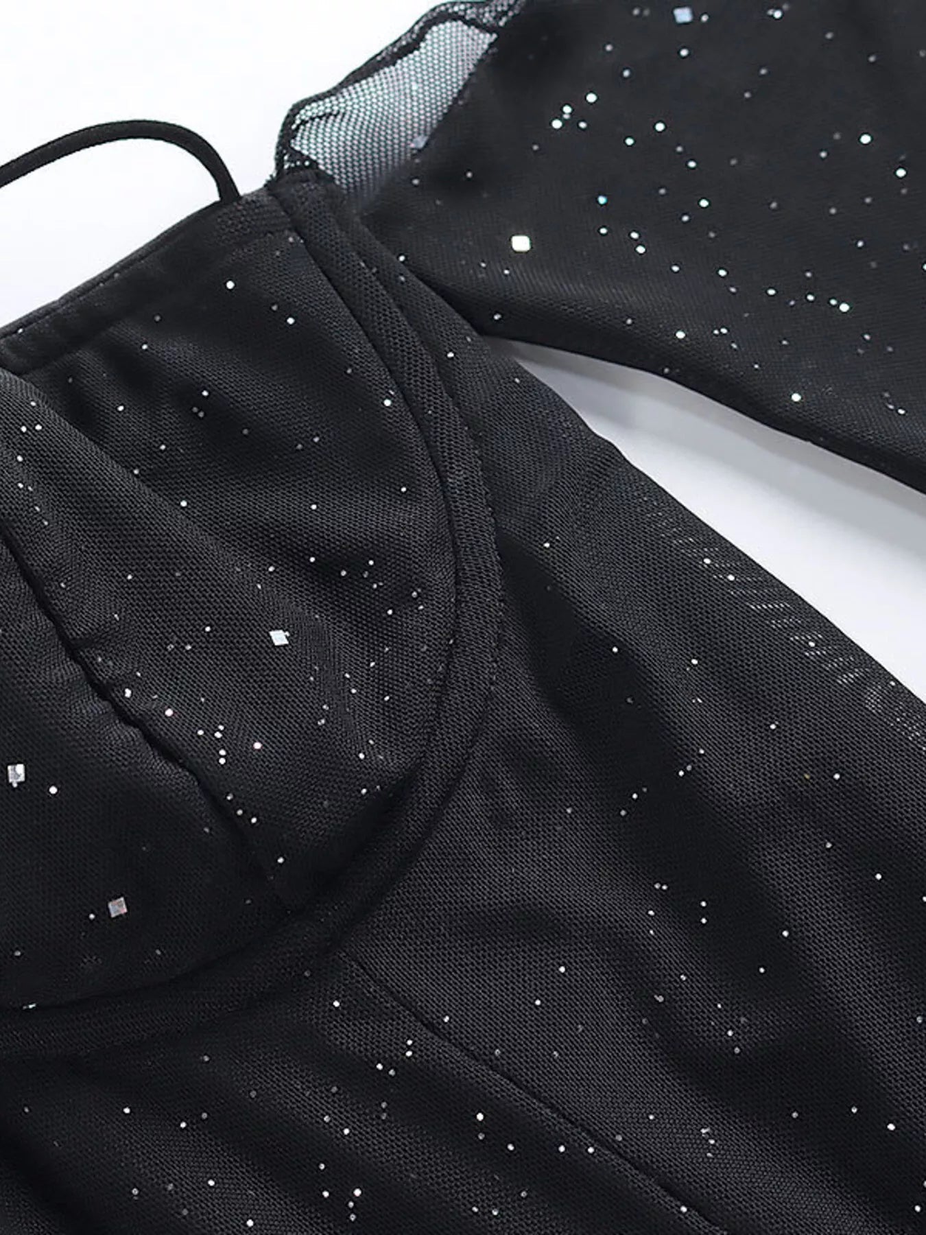 Glitter Mini Dress with Sleeves - Flip Flop Dynasty