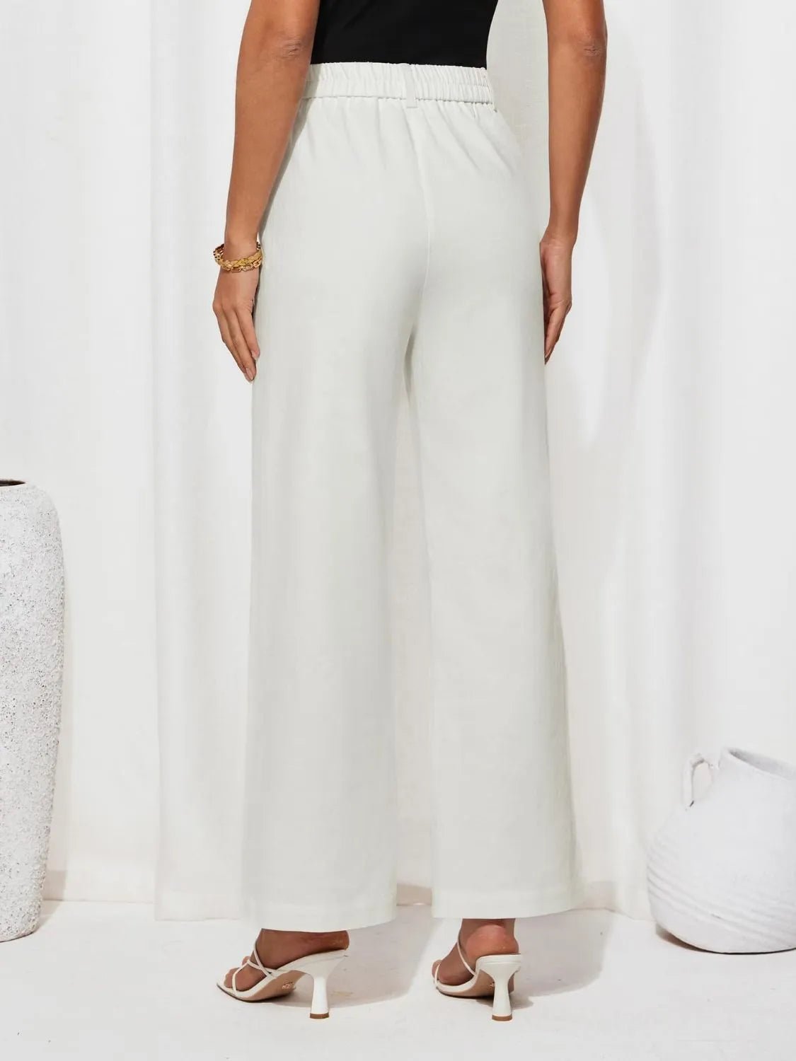 High Waist Wide Leg Pants - Flip Flop Dynasty