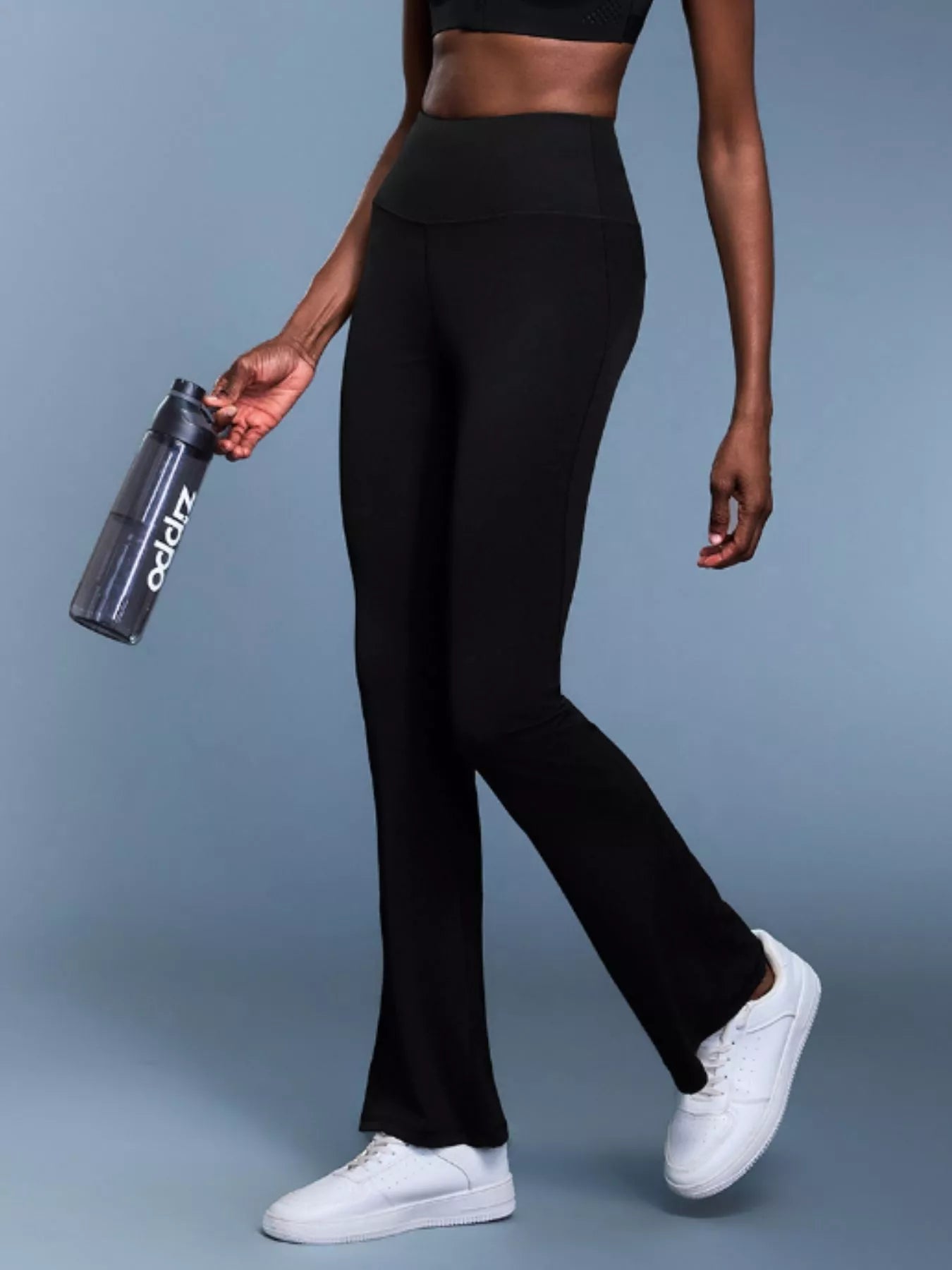 High - Waisted Flare Active Pants - Flip Flop Dynasty
